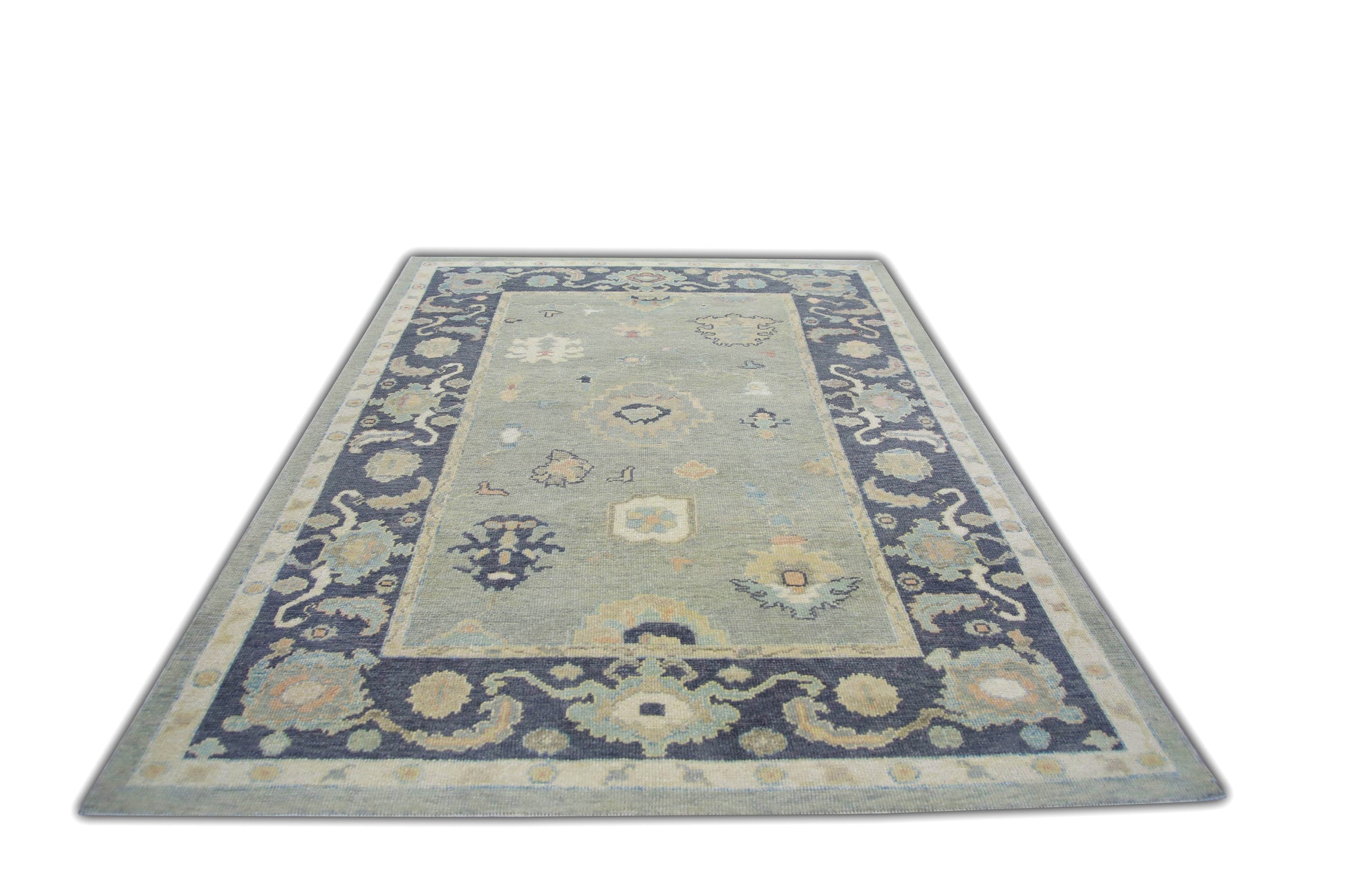 Turkish Oushak Rug 6'4" x 8'10" #5010