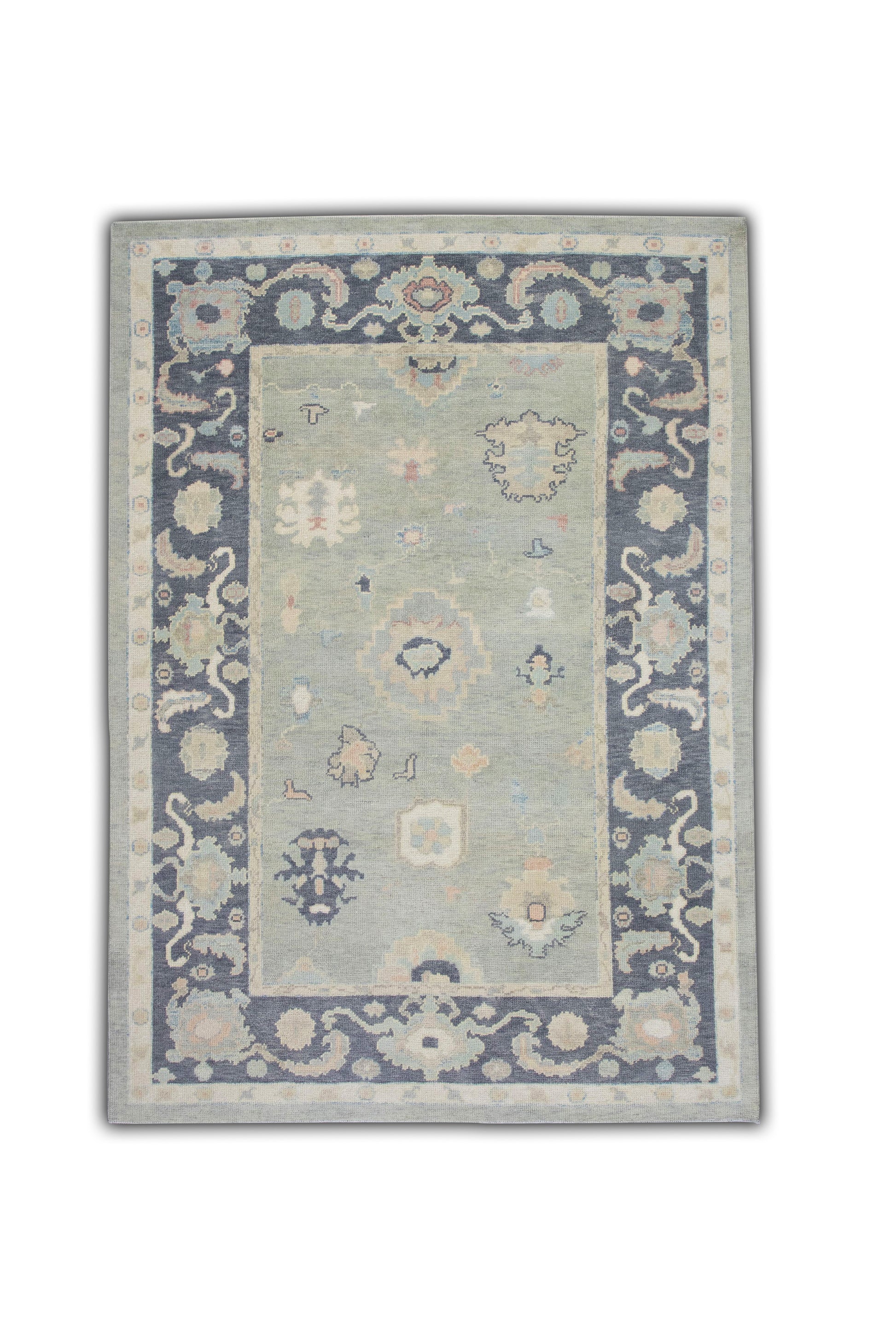 Turkish Oushak Rug 6'4" x 8'10" #5010