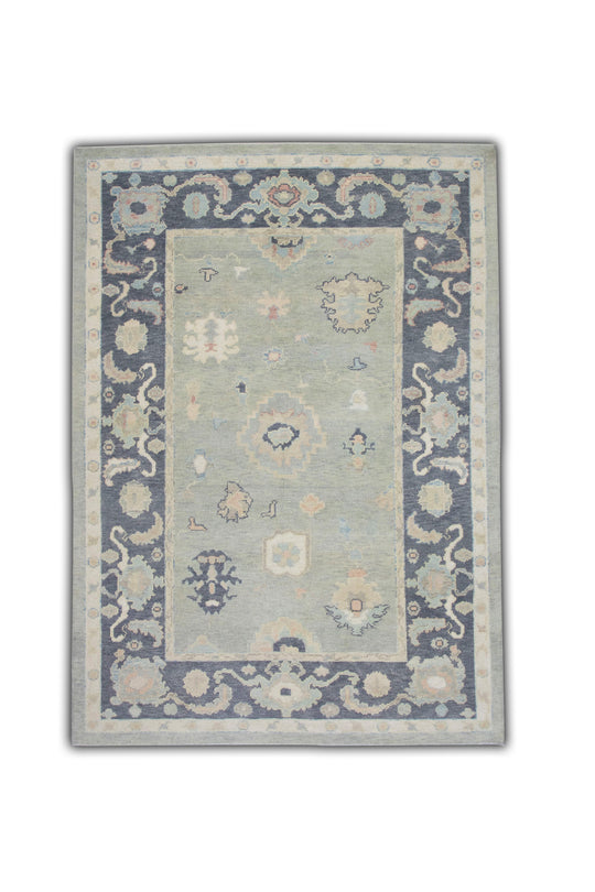 #5010 Turkish Oushak 6'4" x 8'10"