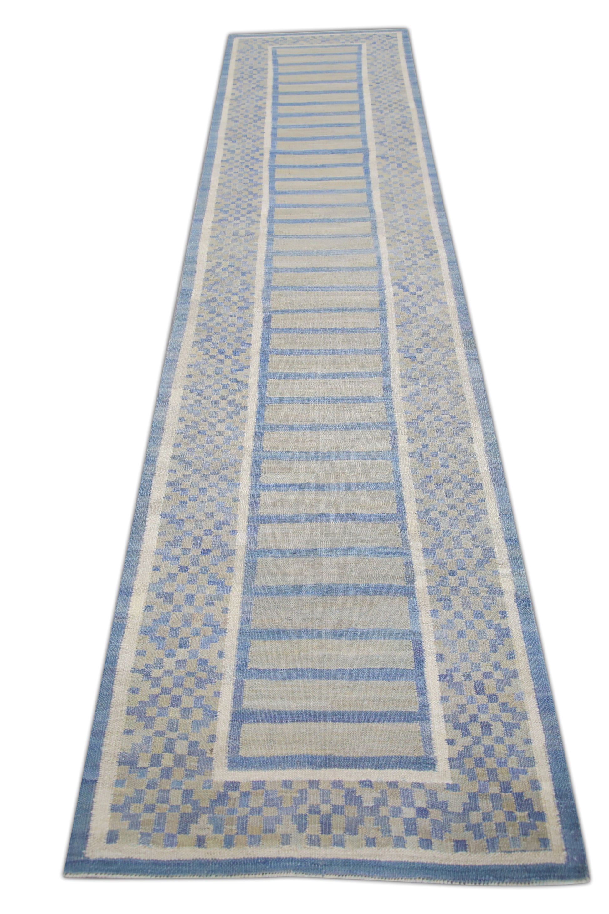Oriental Flatweave Turkish Kilim 2'11" x 12'3" #4317