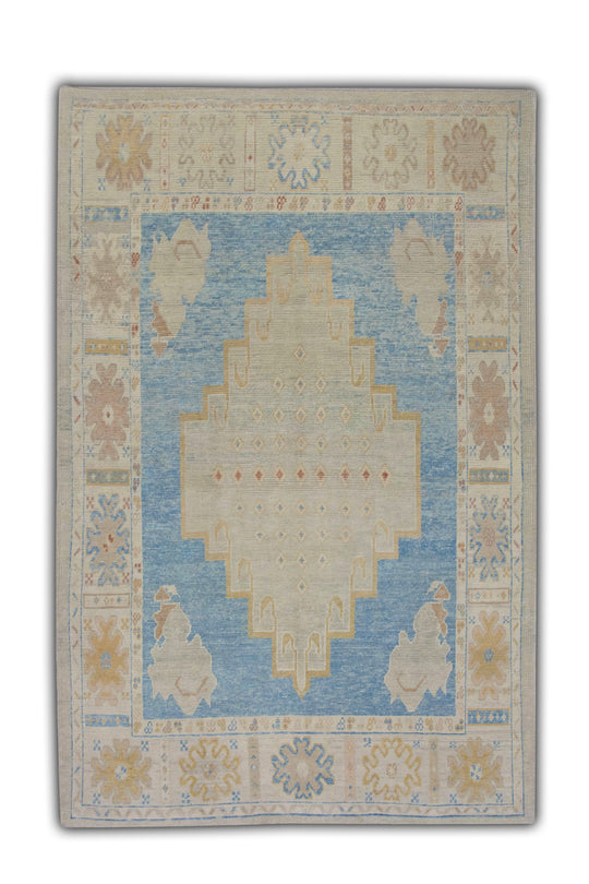 #5126 Turkish Oushak 6'2" x 9'1"