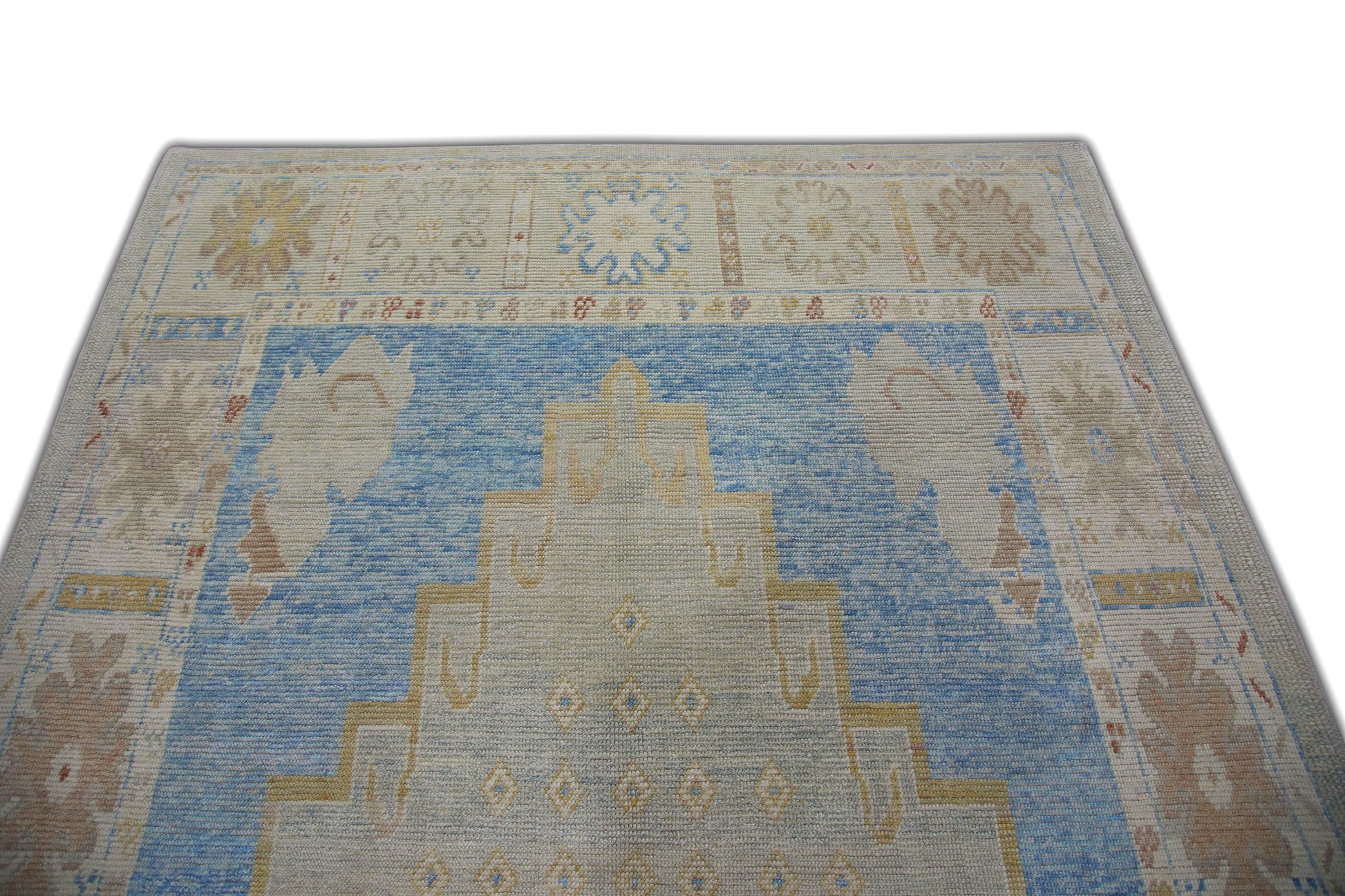 Turkish Oushak Rug 6'2" x 9'1" #5126