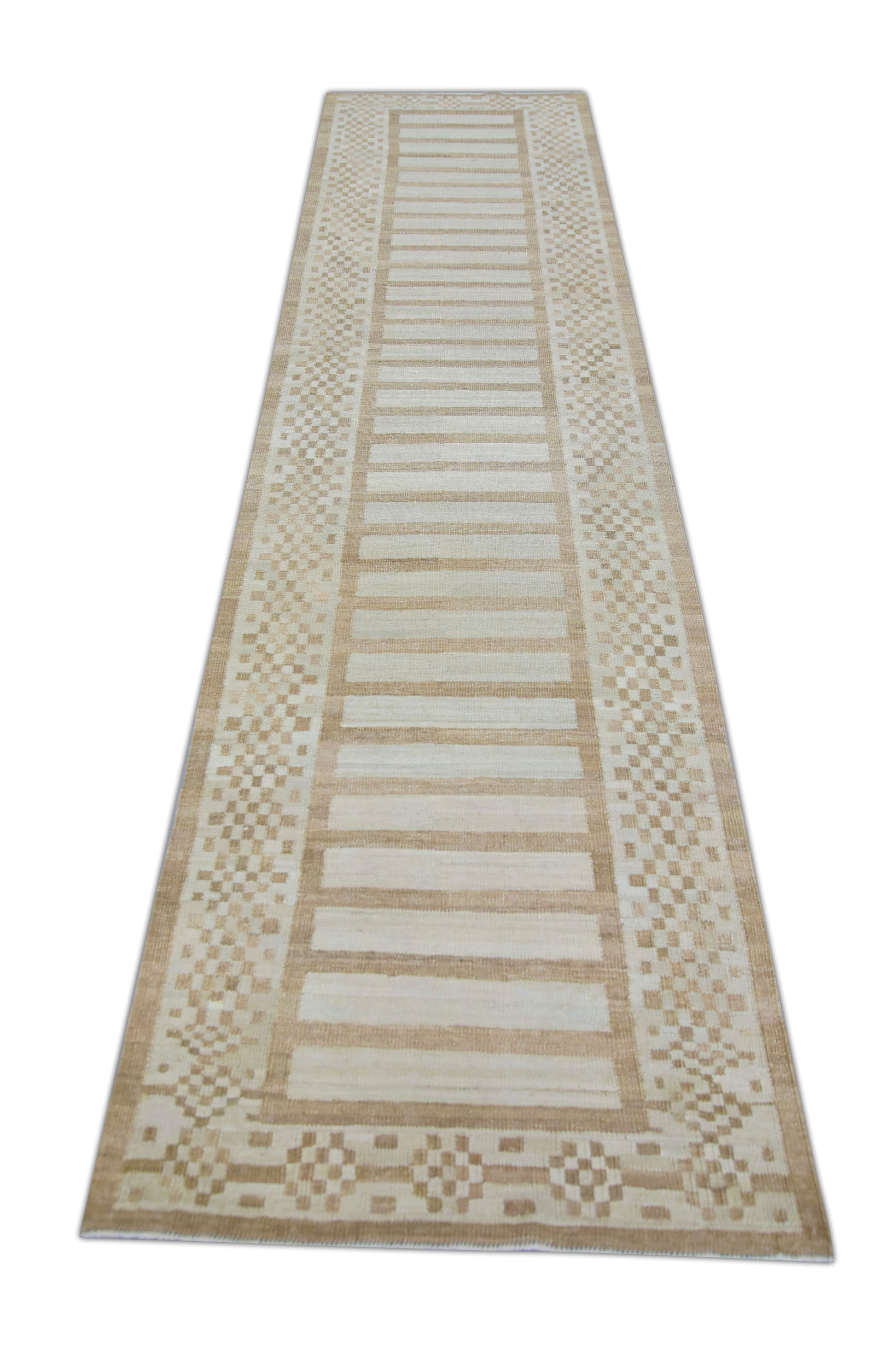 Oriental Flatweave Turkish Kilim 3' x 12'1" #4322