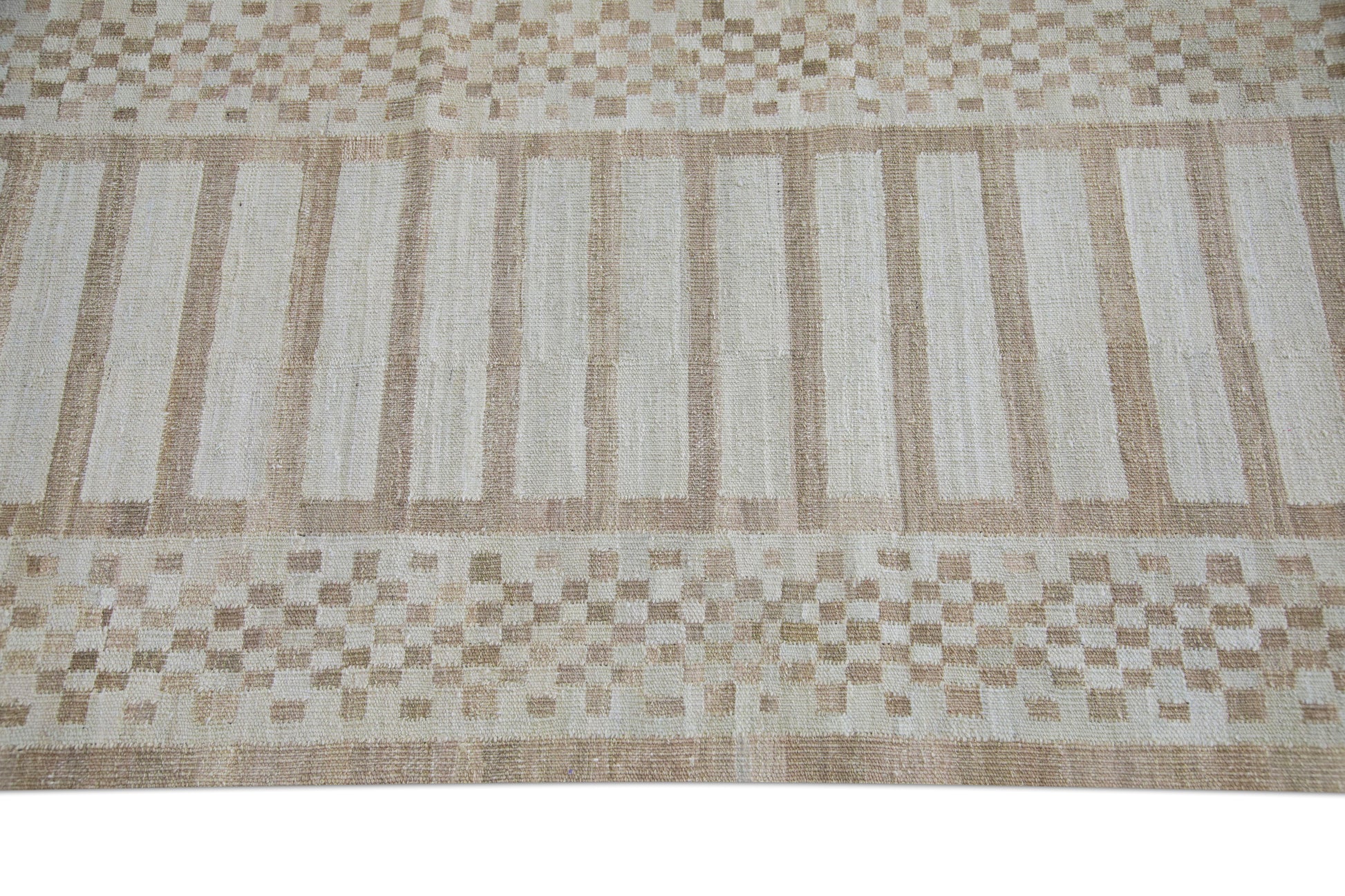 Oriental Flatweave Turkish Kilim 3' x 12'1" #4322