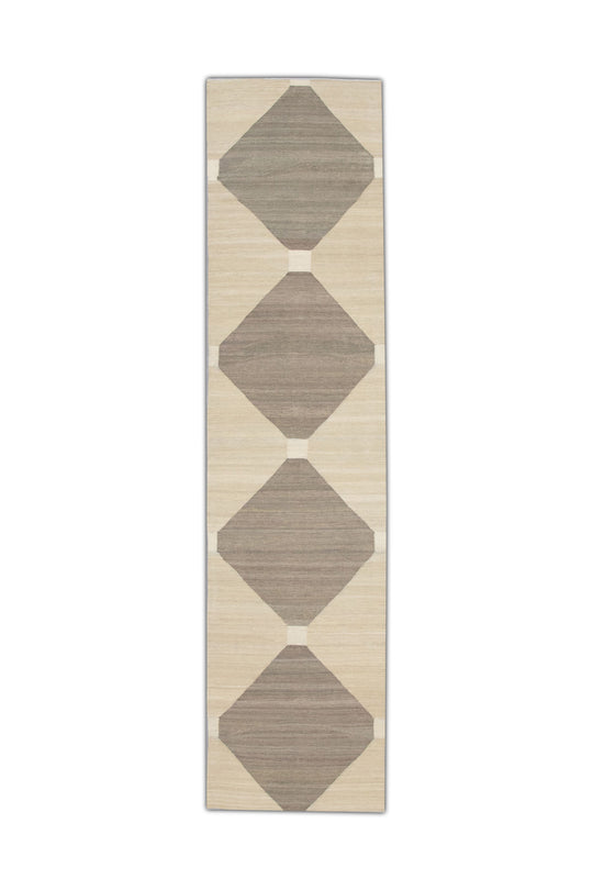 #4320 Oriental Flat Weave Turkish Kilim 2'11" x 12'1"