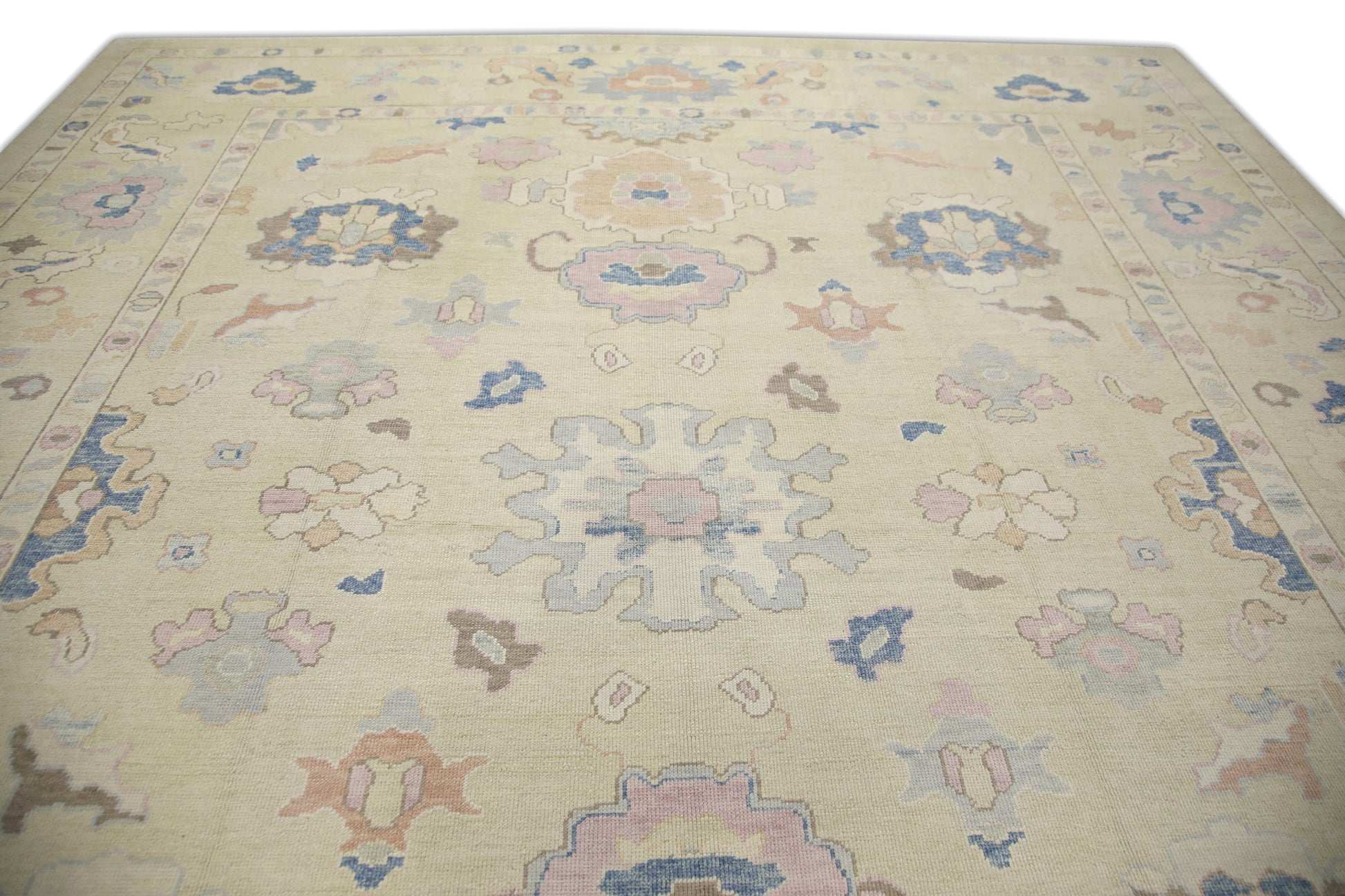 Turkish Oushak Rug 12'2" x 13'4" #7058