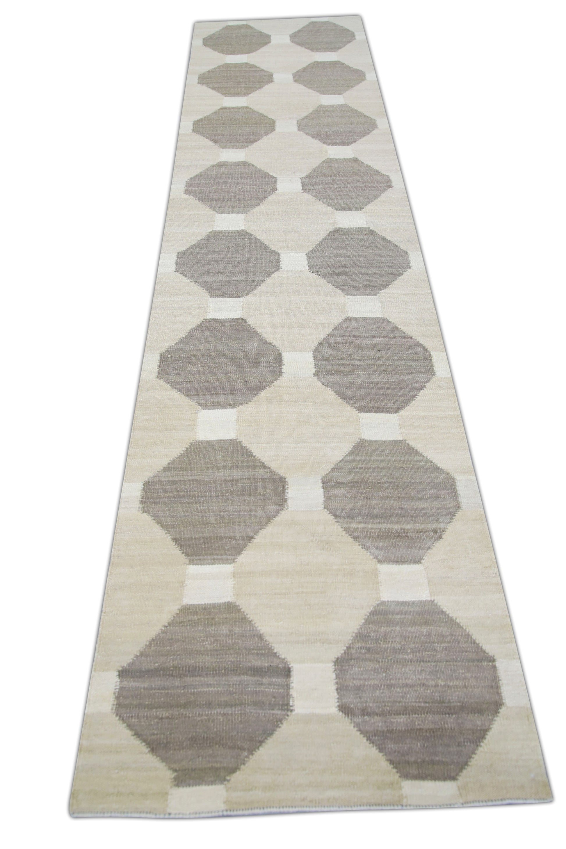 Oriental Flatweave Turkish Kilim 3' x 12'5" #07