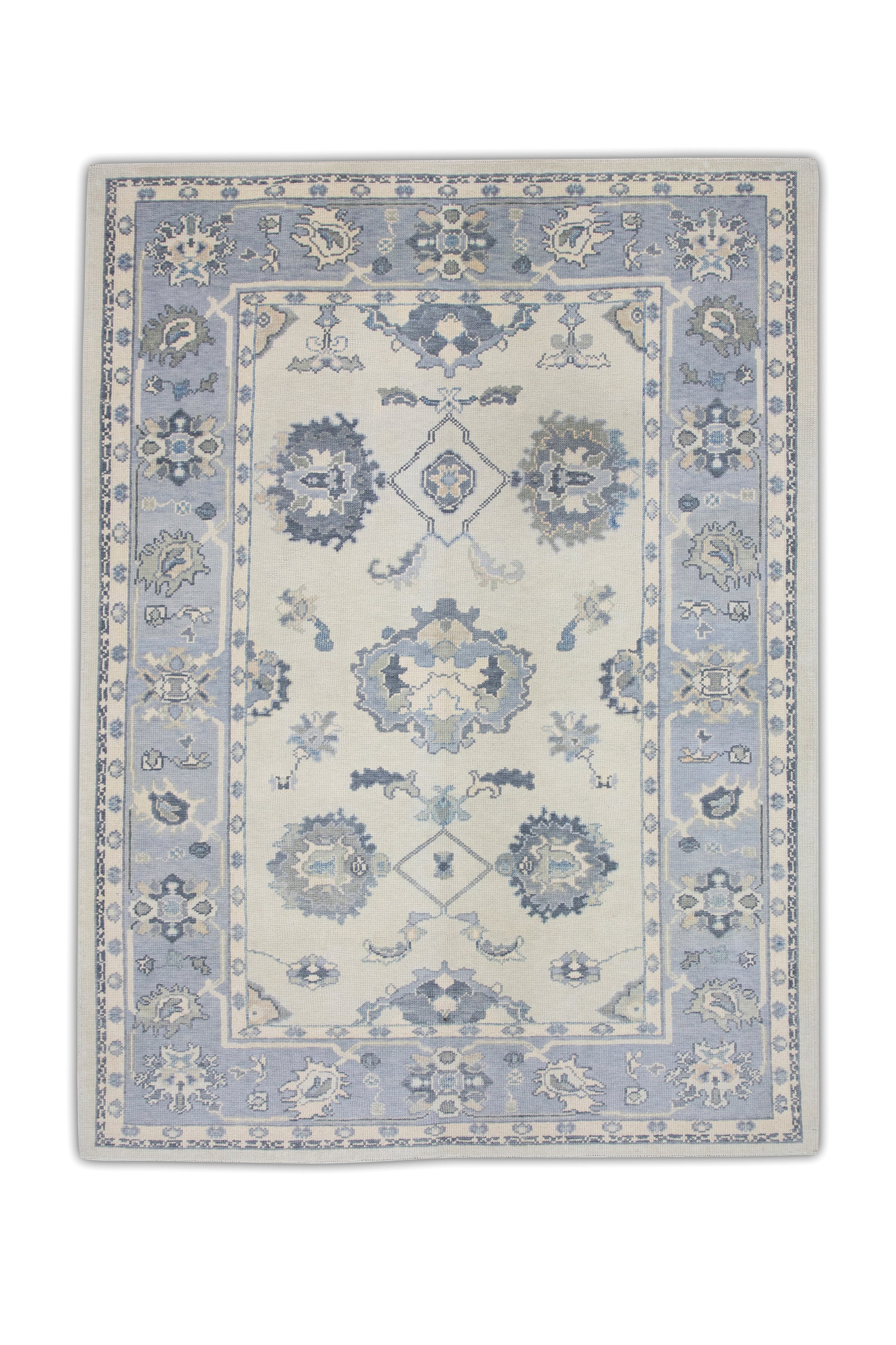 Turkish Oushak Rug 6'4" x 8'8" #7479