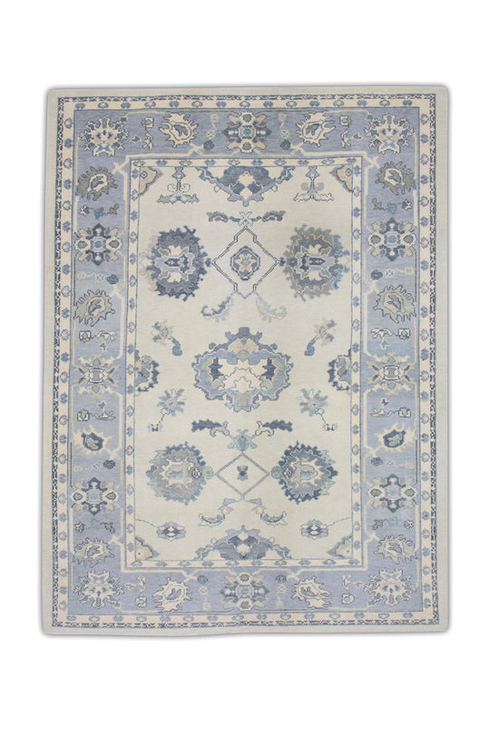 #7479 Turkish Oushak 6'4" x 8'8"