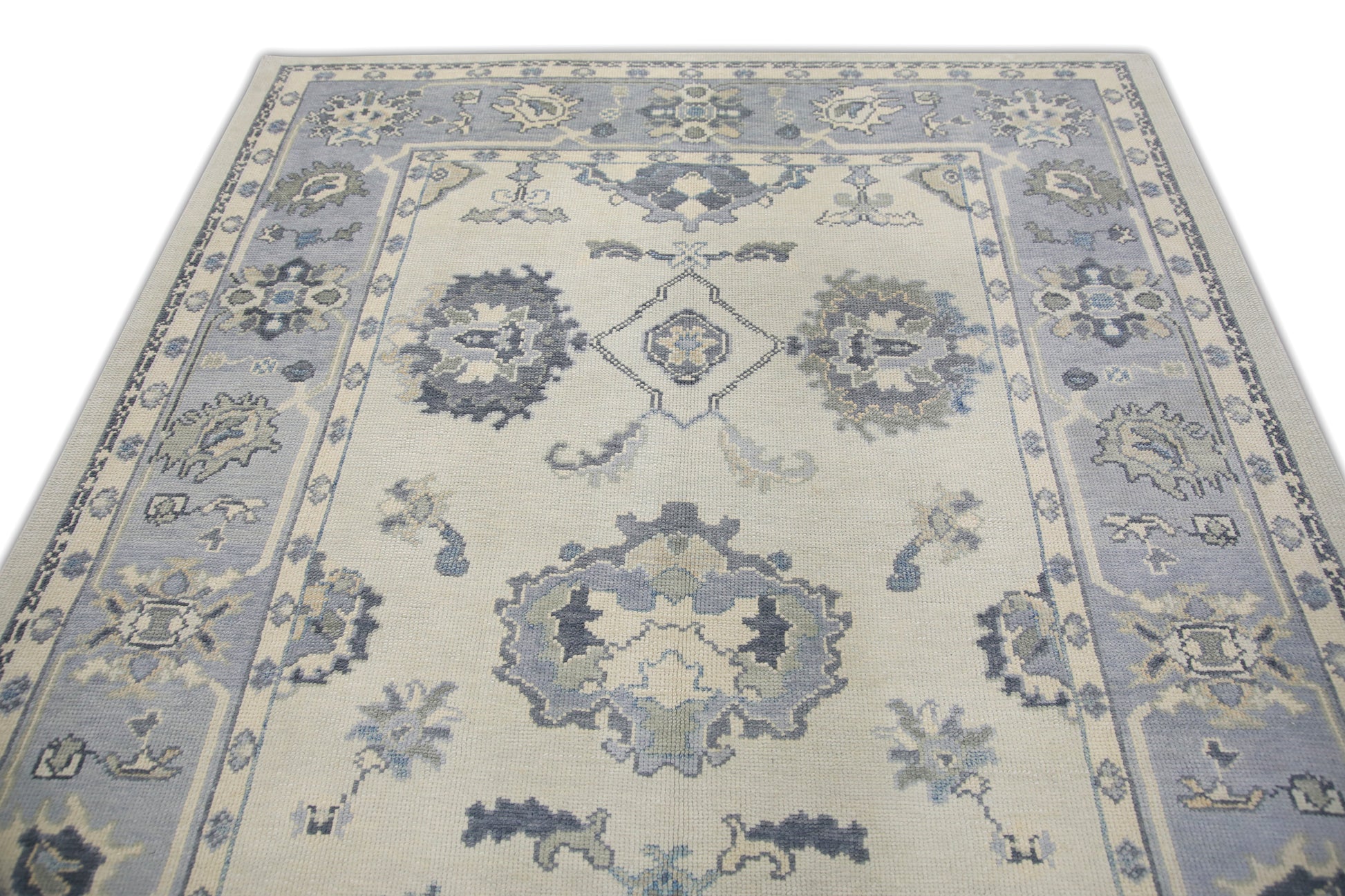 Turkish Oushak Rug 6'4" x 8'8" #7479