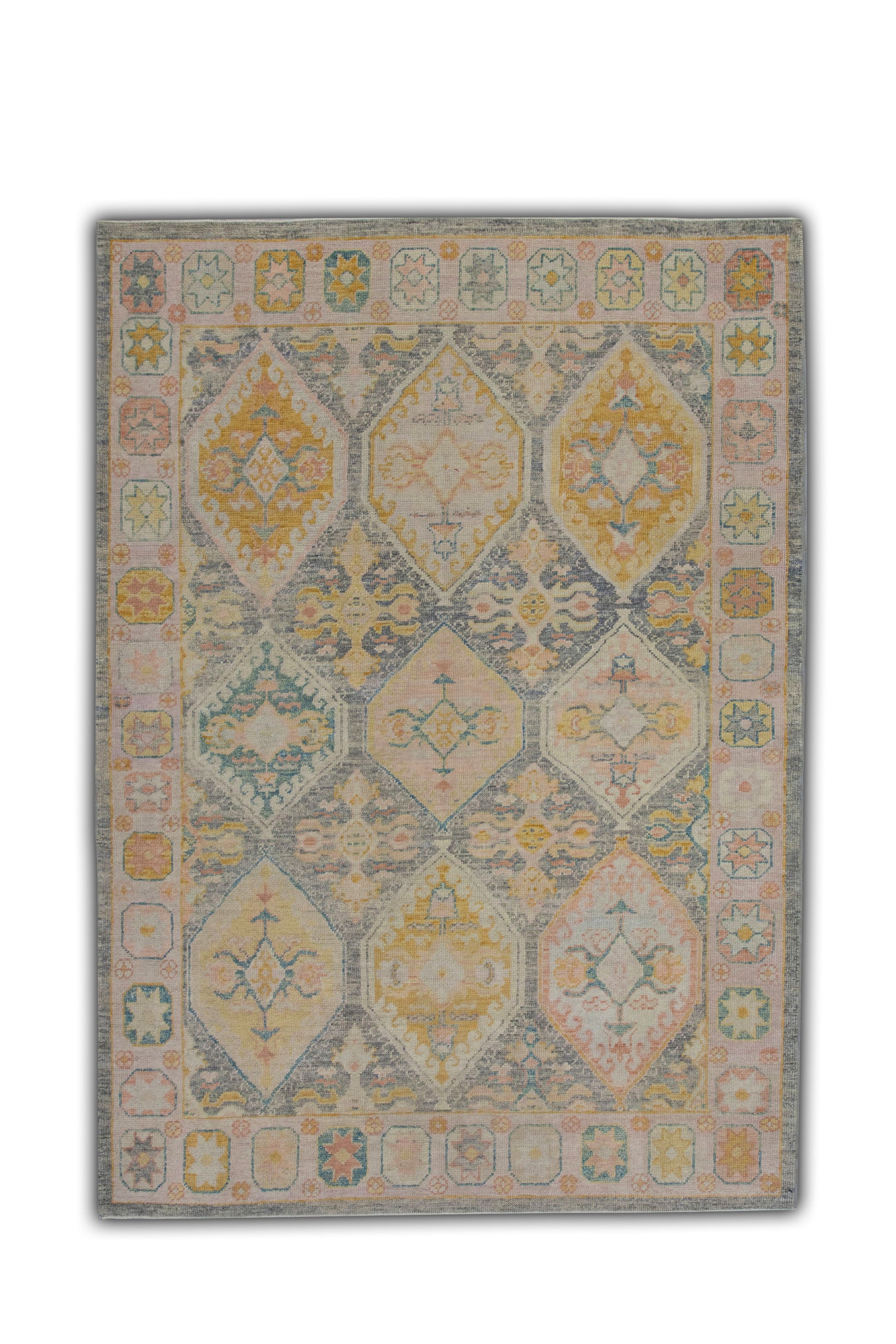 Turkish Oushak Rug 6'3" x 8'10" #6131