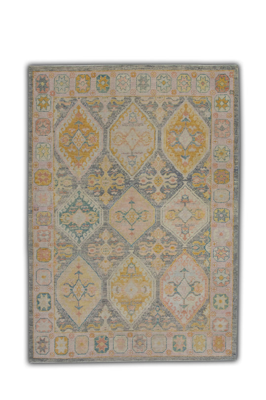 #6131 Turkish Oushak 6'3" x 8'10"