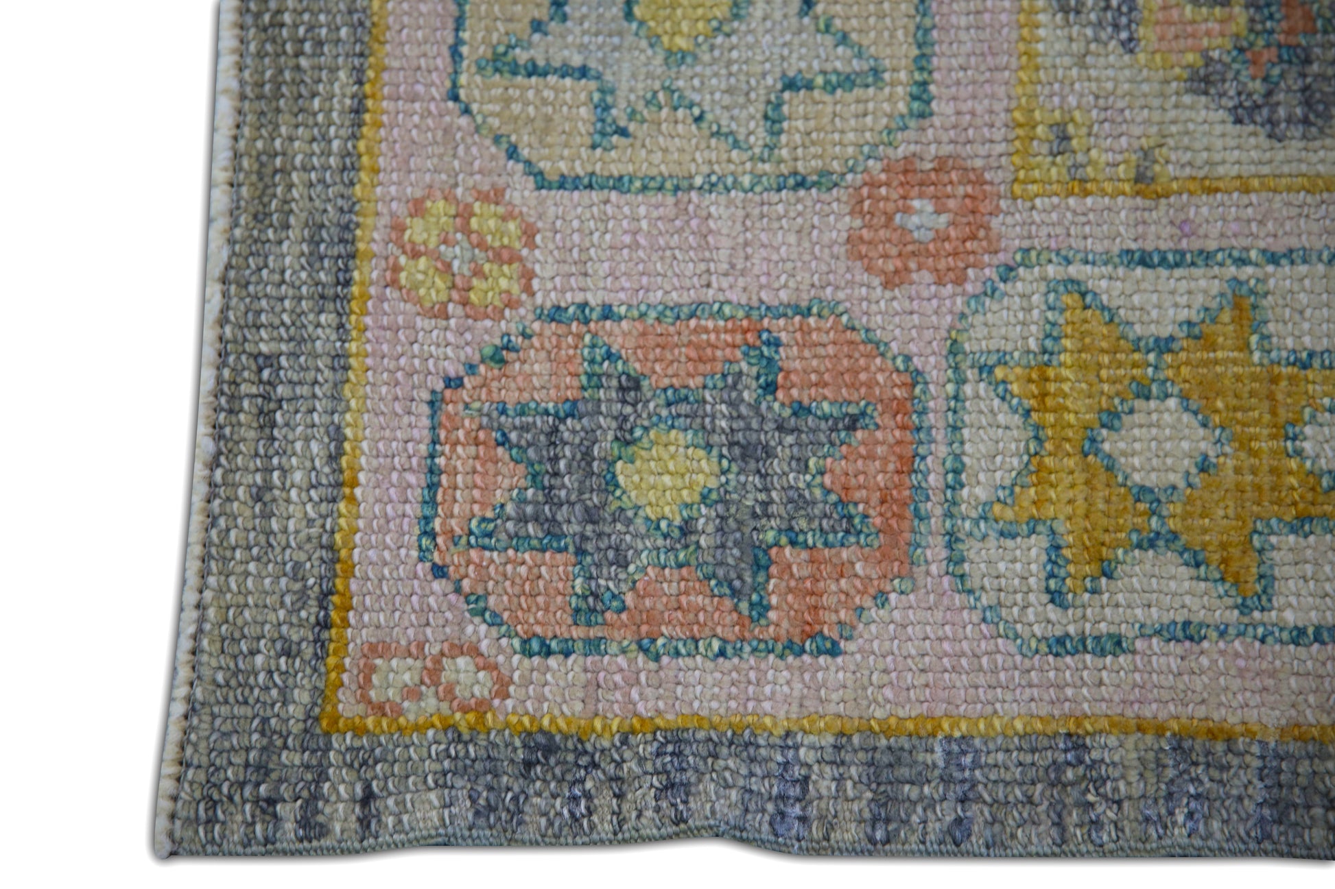 Turkish Oushak Rug 6'3" x 8'10" #6131