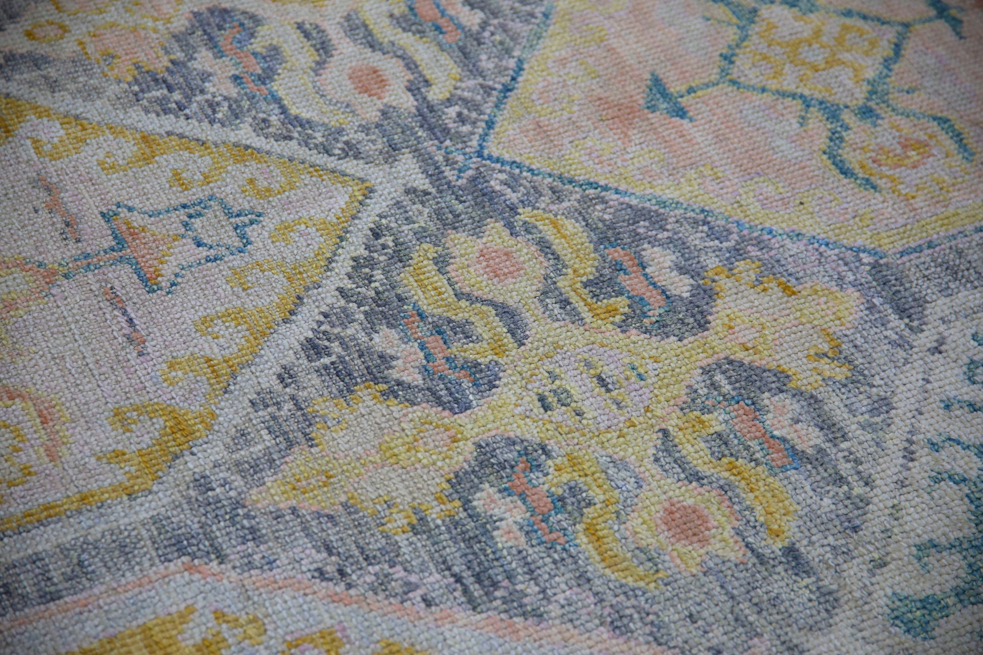 Turkish Oushak Rug 6'3" x 8'10" #6131