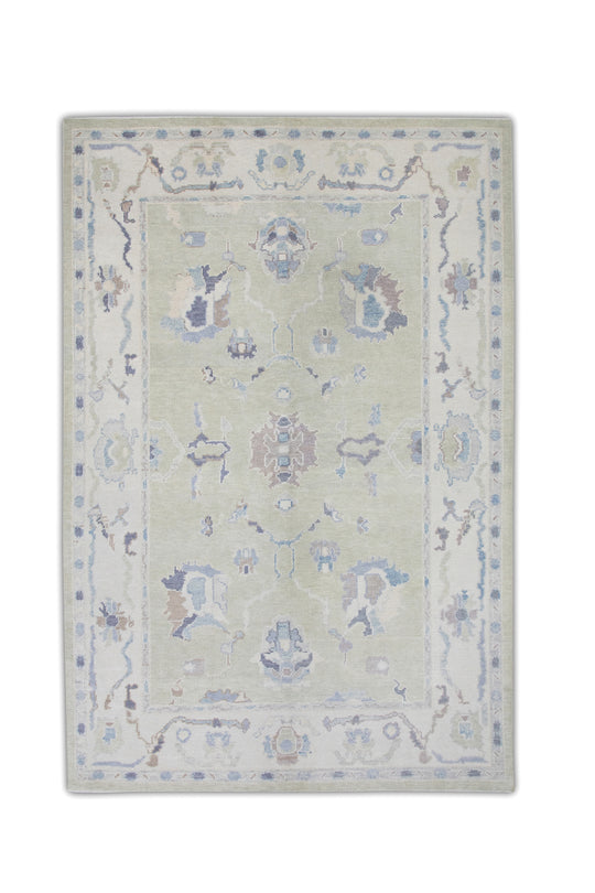 #7452 Turkish Oushak 6'1" x 8'2"