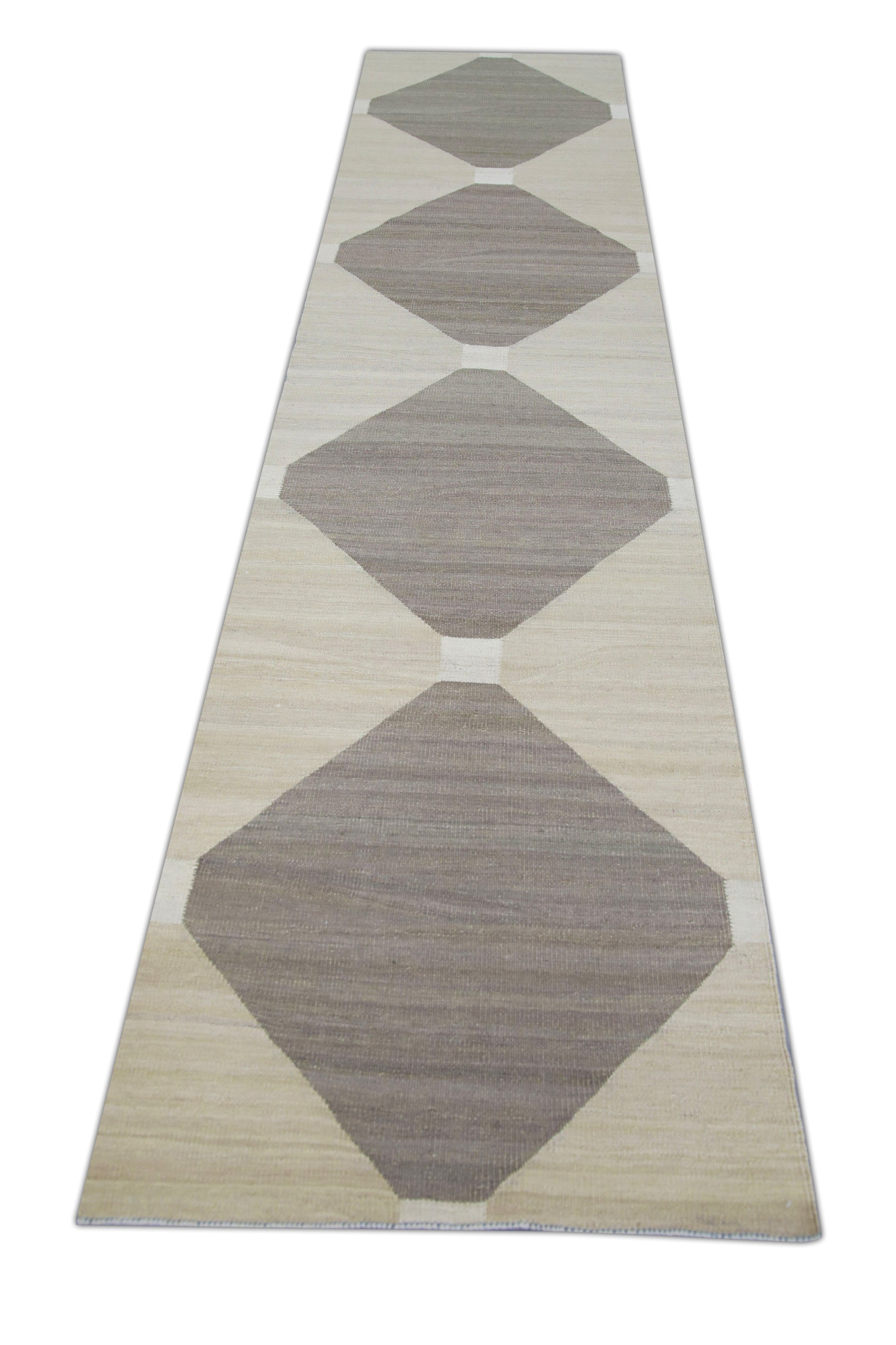 Oriental Flatweave Turkish Kilim 2'11" x 12'1" #4327