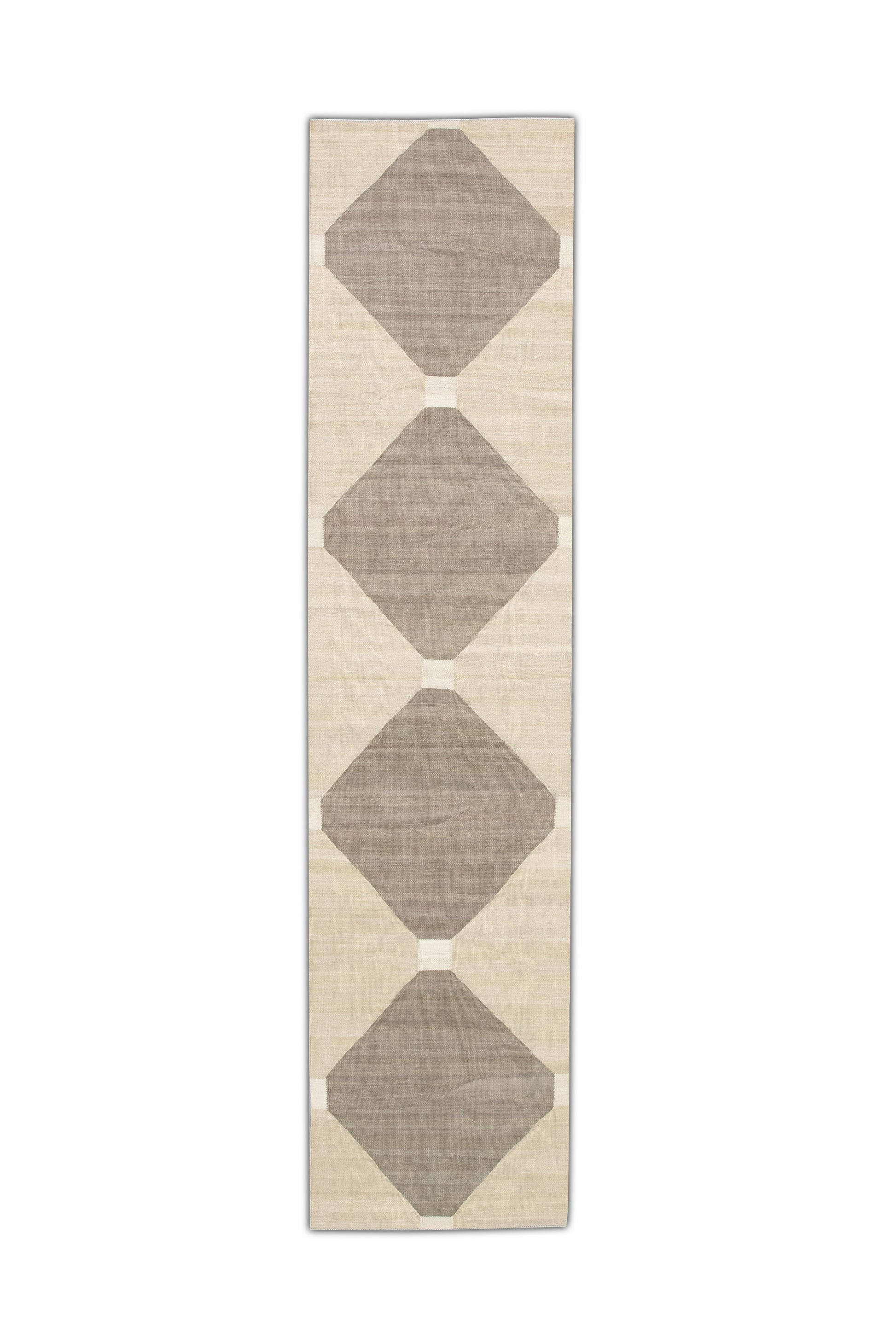 Oriental Flatweave Turkish Kilim 2'11" x 12'1" #4327