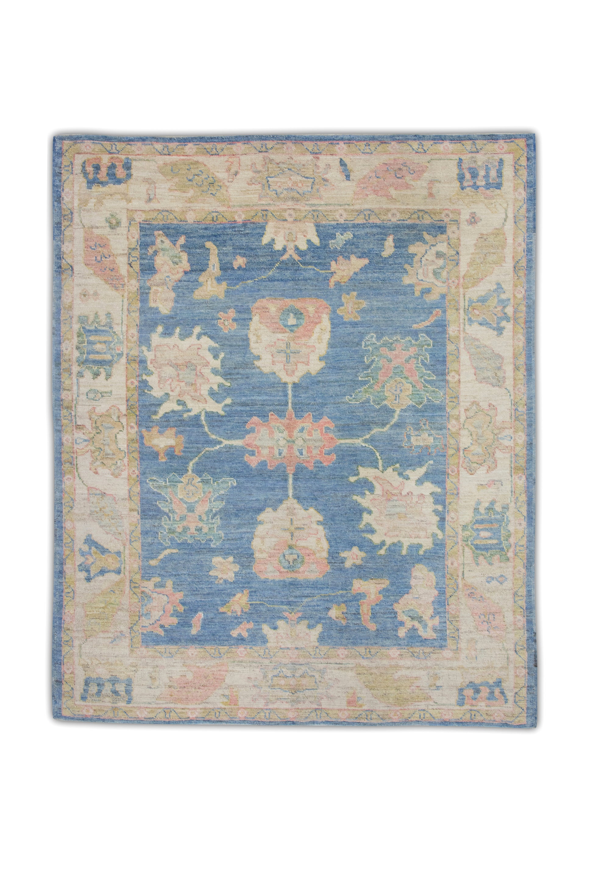 Turkish Oushak Rug 7' x 8'7" #6514