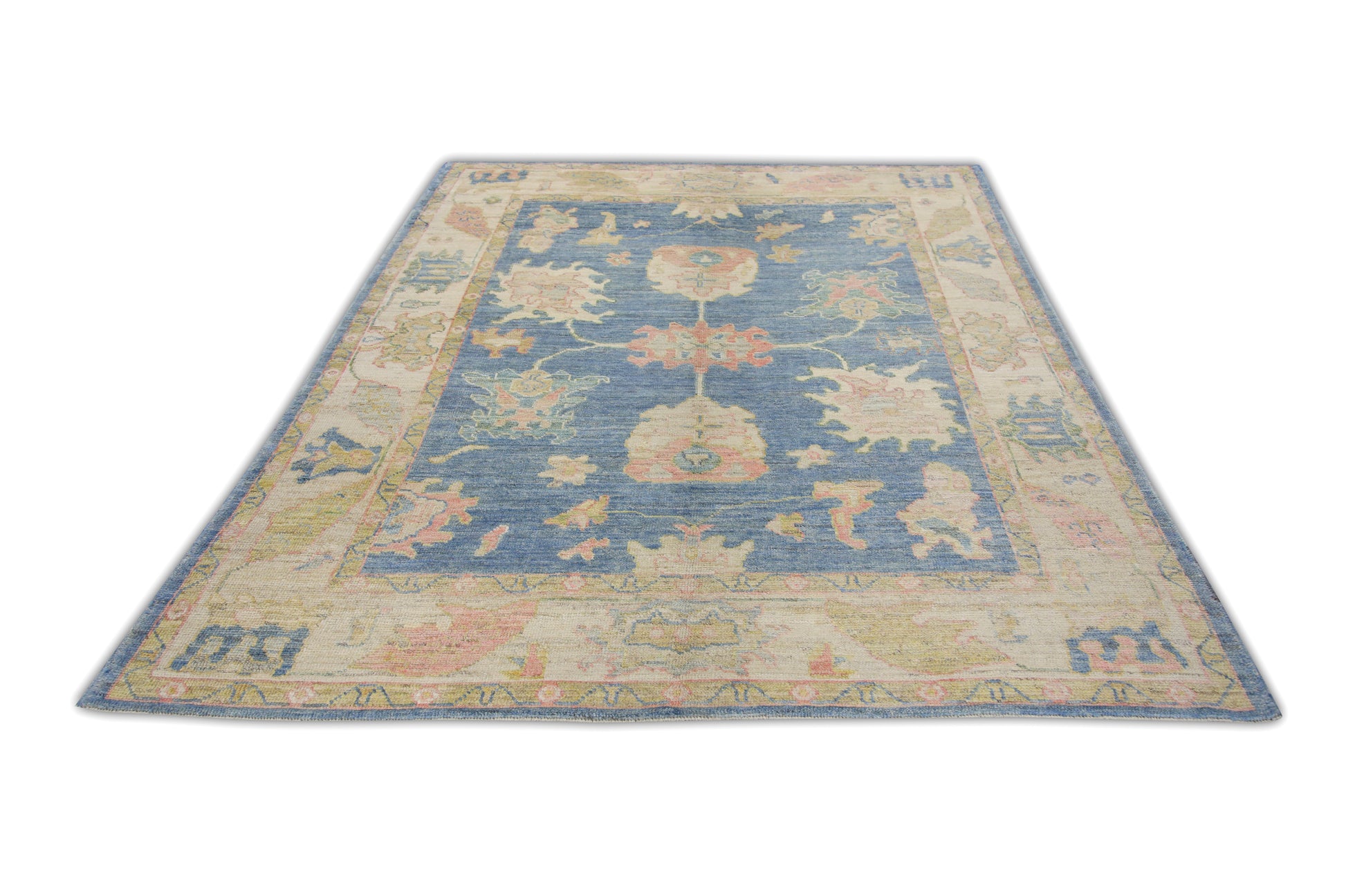 Turkish Oushak Rug 7' x 8'7" #6514