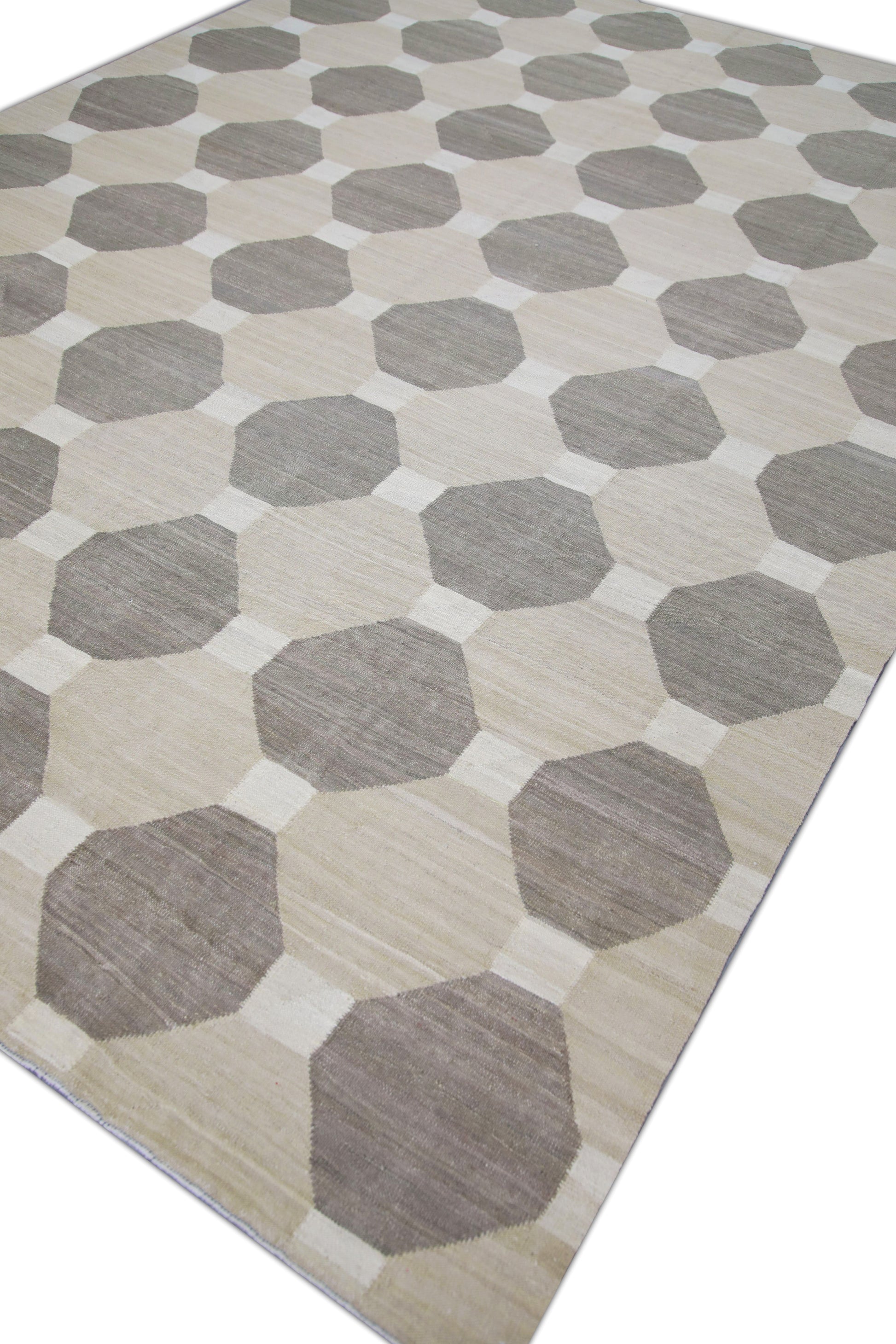 Oriental Flatweave Turkish Kilim 8'9" x 12'1" #10