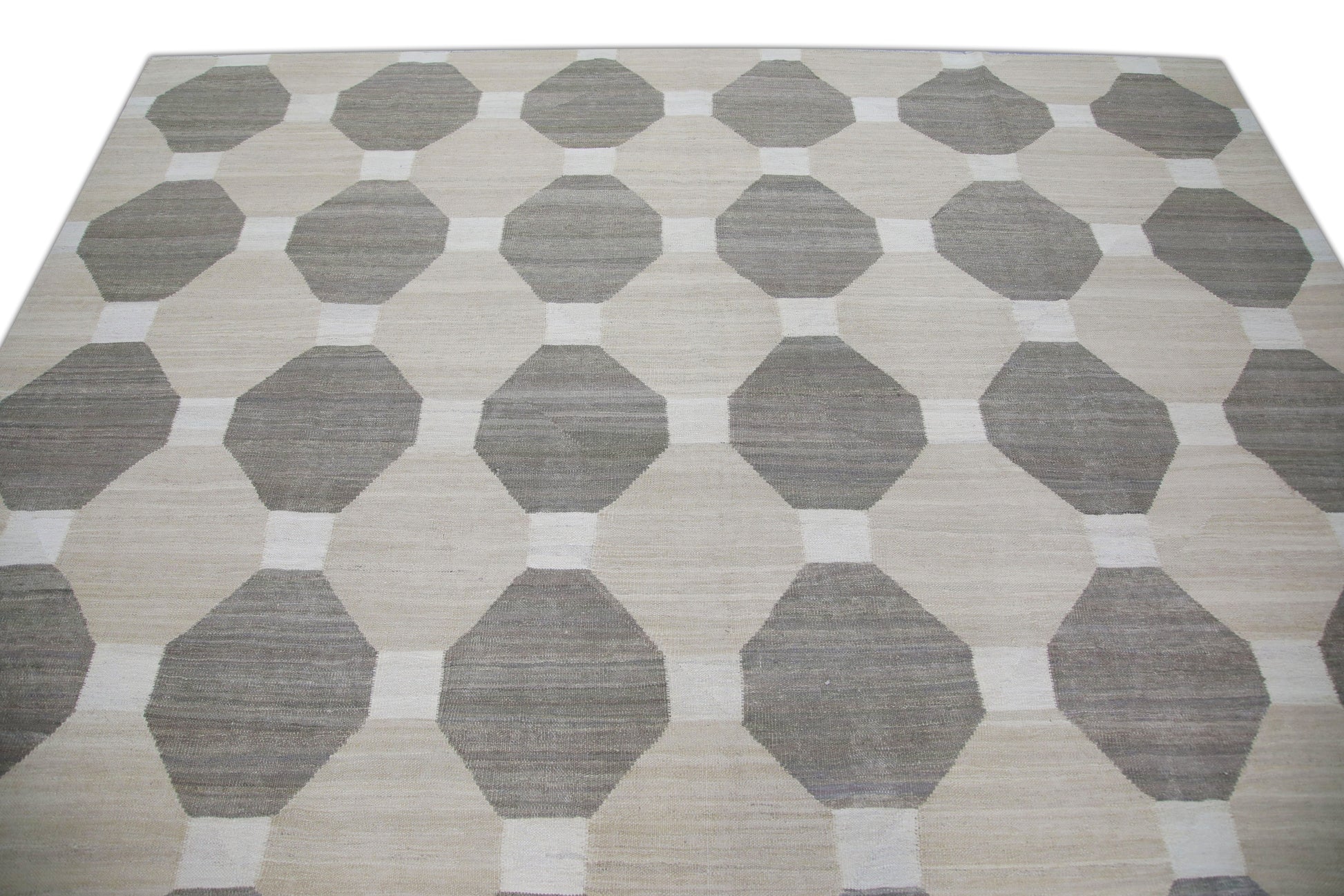 Oriental Flatweave Turkish Kilim 8'9" x 12'1" #10