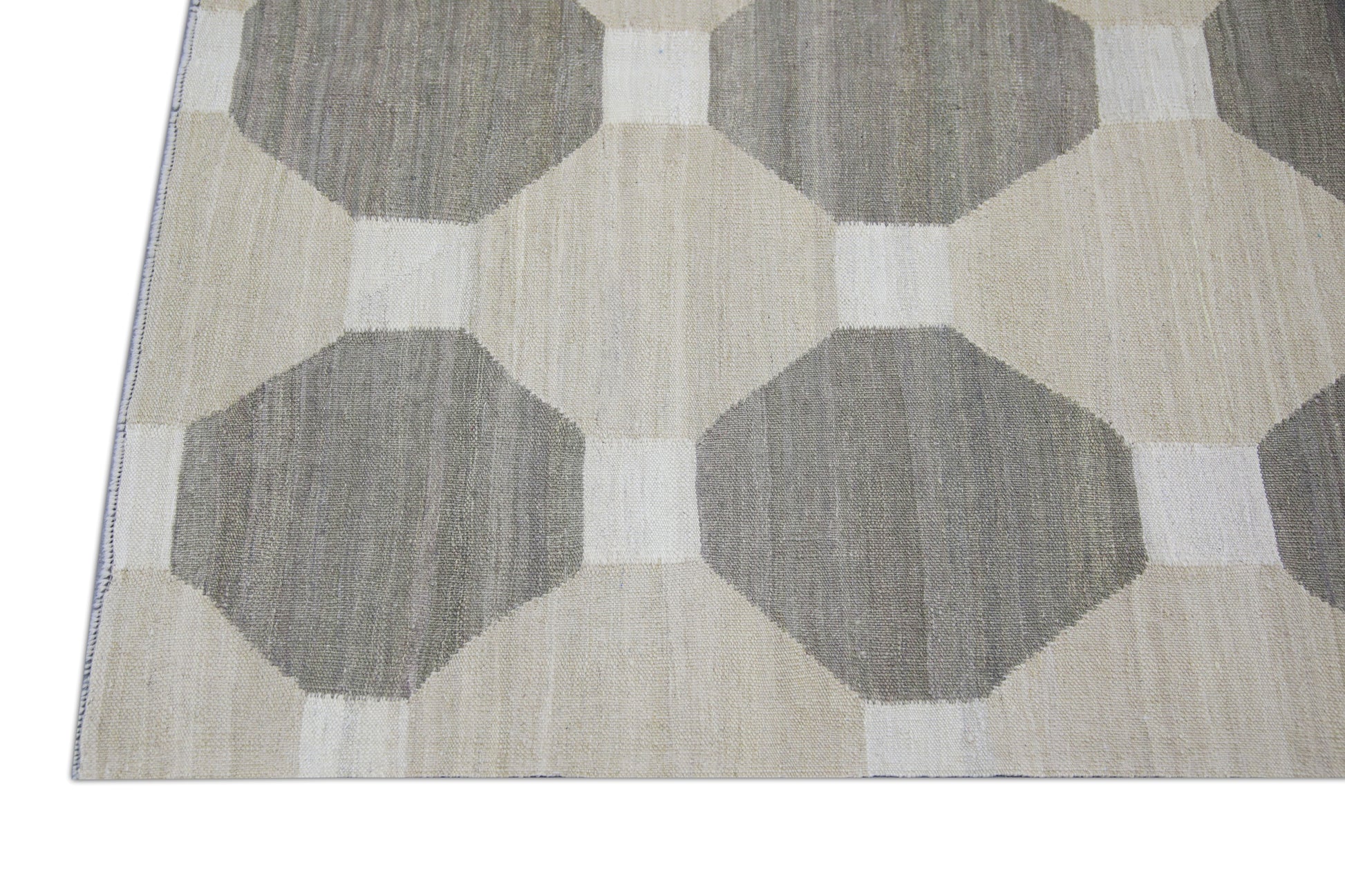 Oriental Flatweave Turkish Kilim 8'9" x 12'1" #10