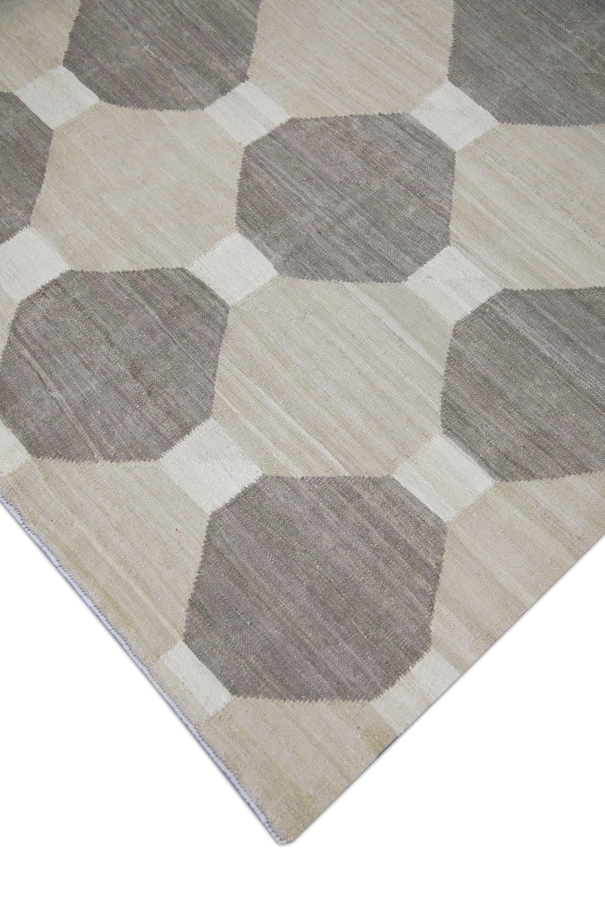 Oriental Flatweave Turkish Kilim 8'9" x 12'1" #10