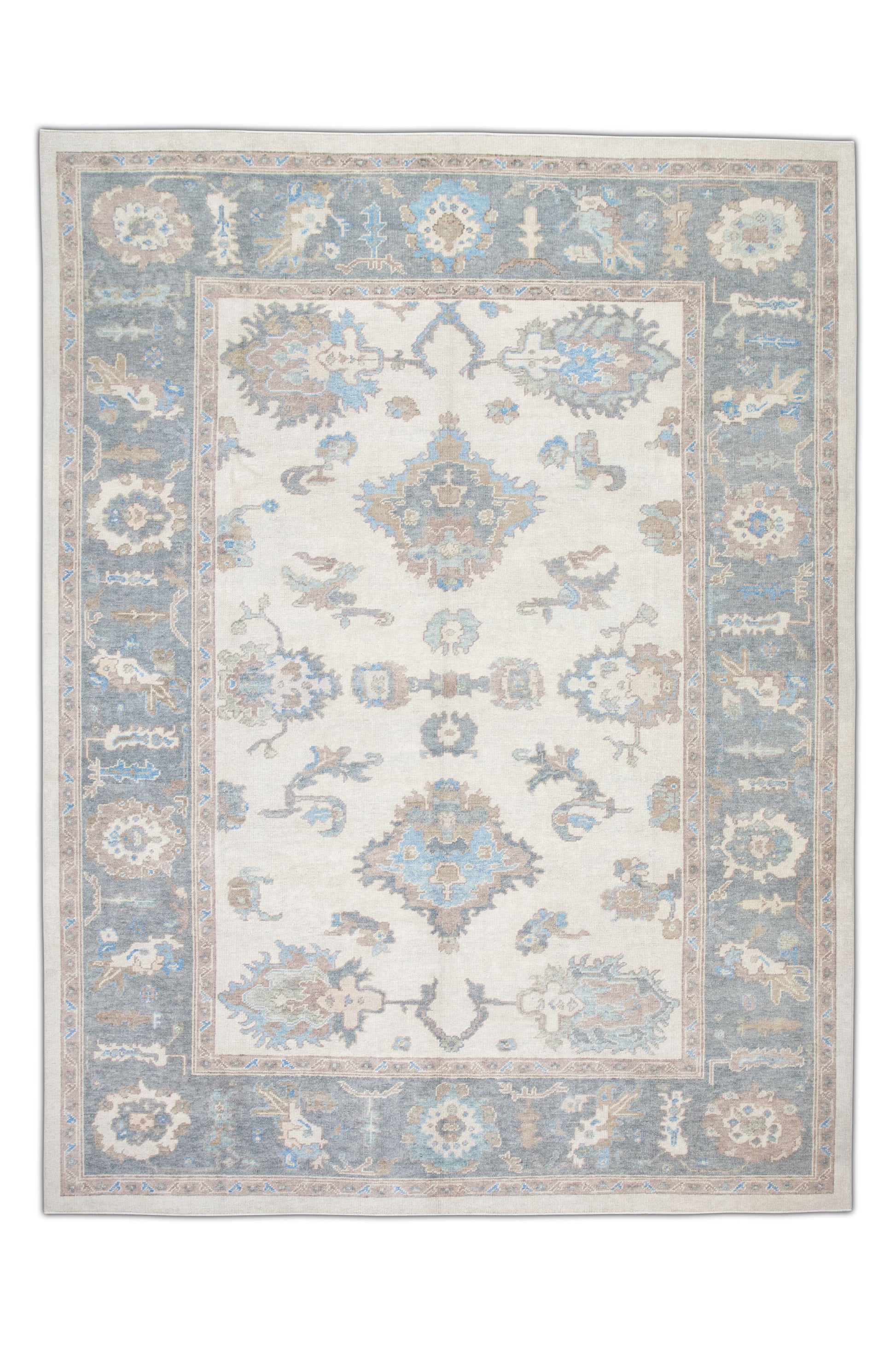 Turkish Oushak Rug 8'11" x 11'11" #3169