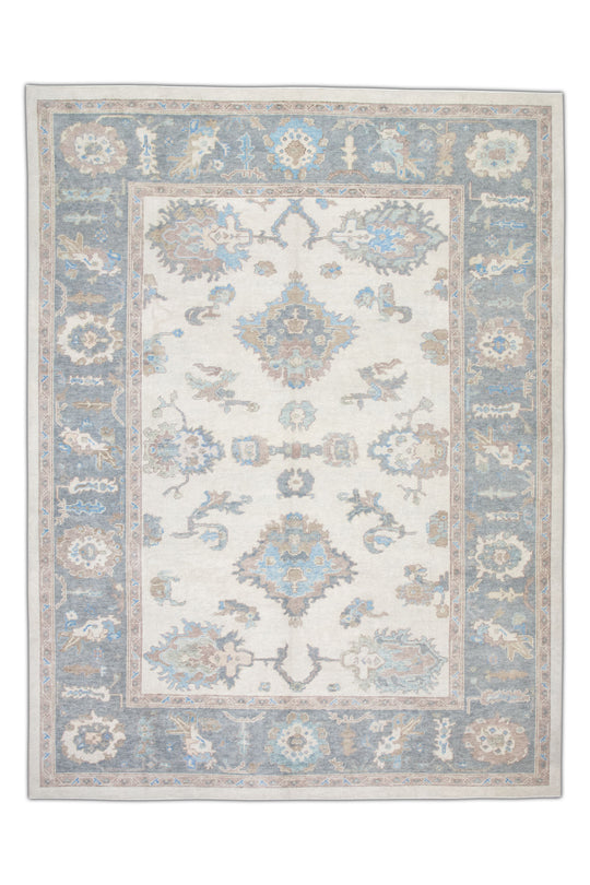 #3169 Turkish Oushak 8'11" x 11'11"