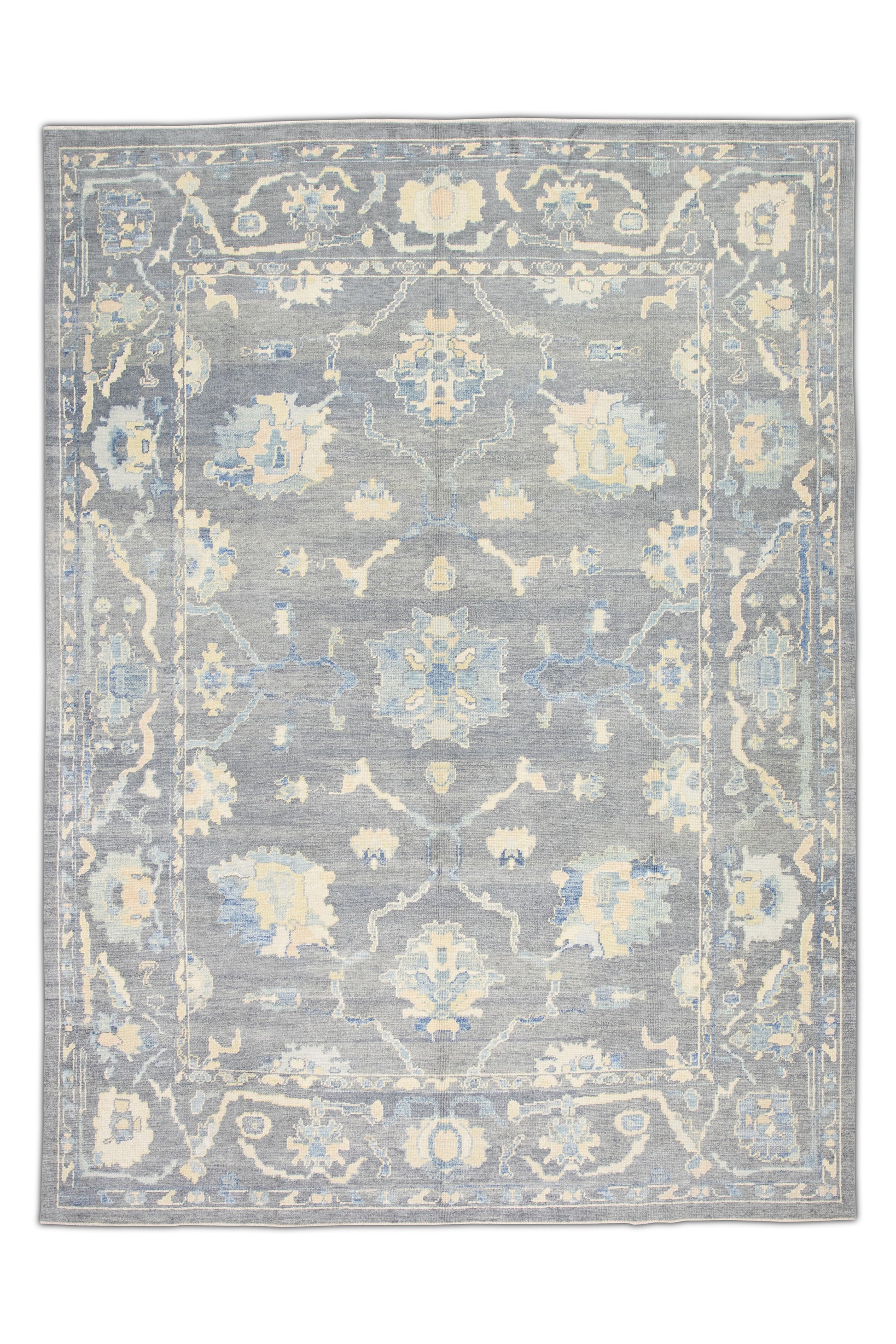 Turkish Oushak Rug 8'8" x 11'8" #3177