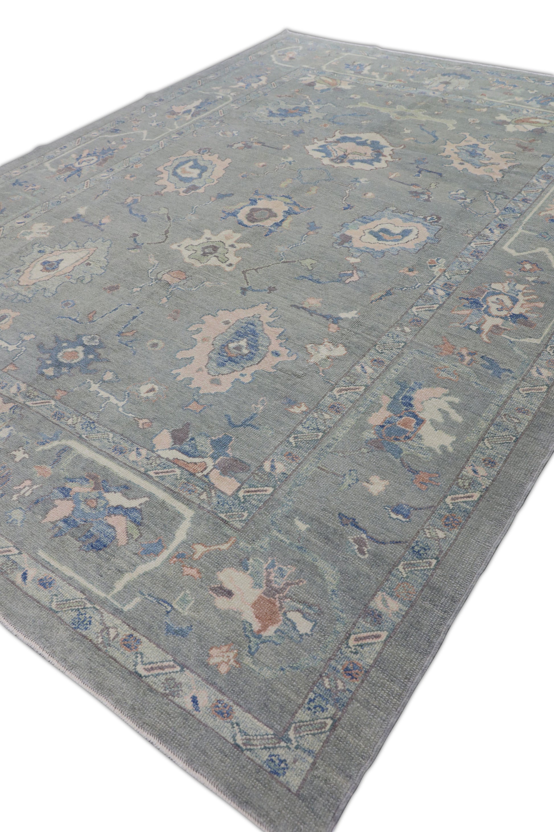 Turkish Oushak Rug 9' x 12'6" #3176
