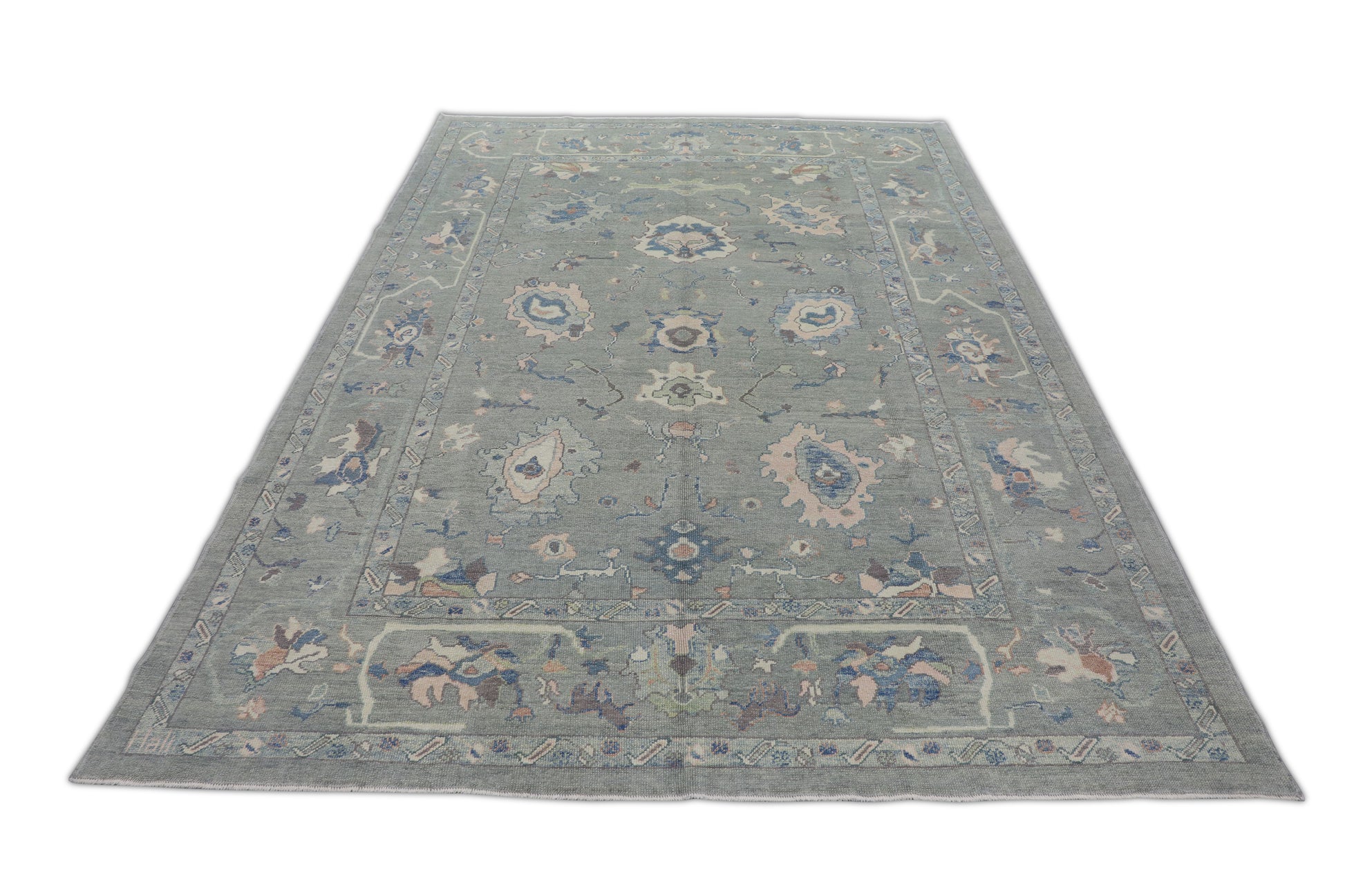 Turkish Oushak Rug 9' x 12'6" #3176