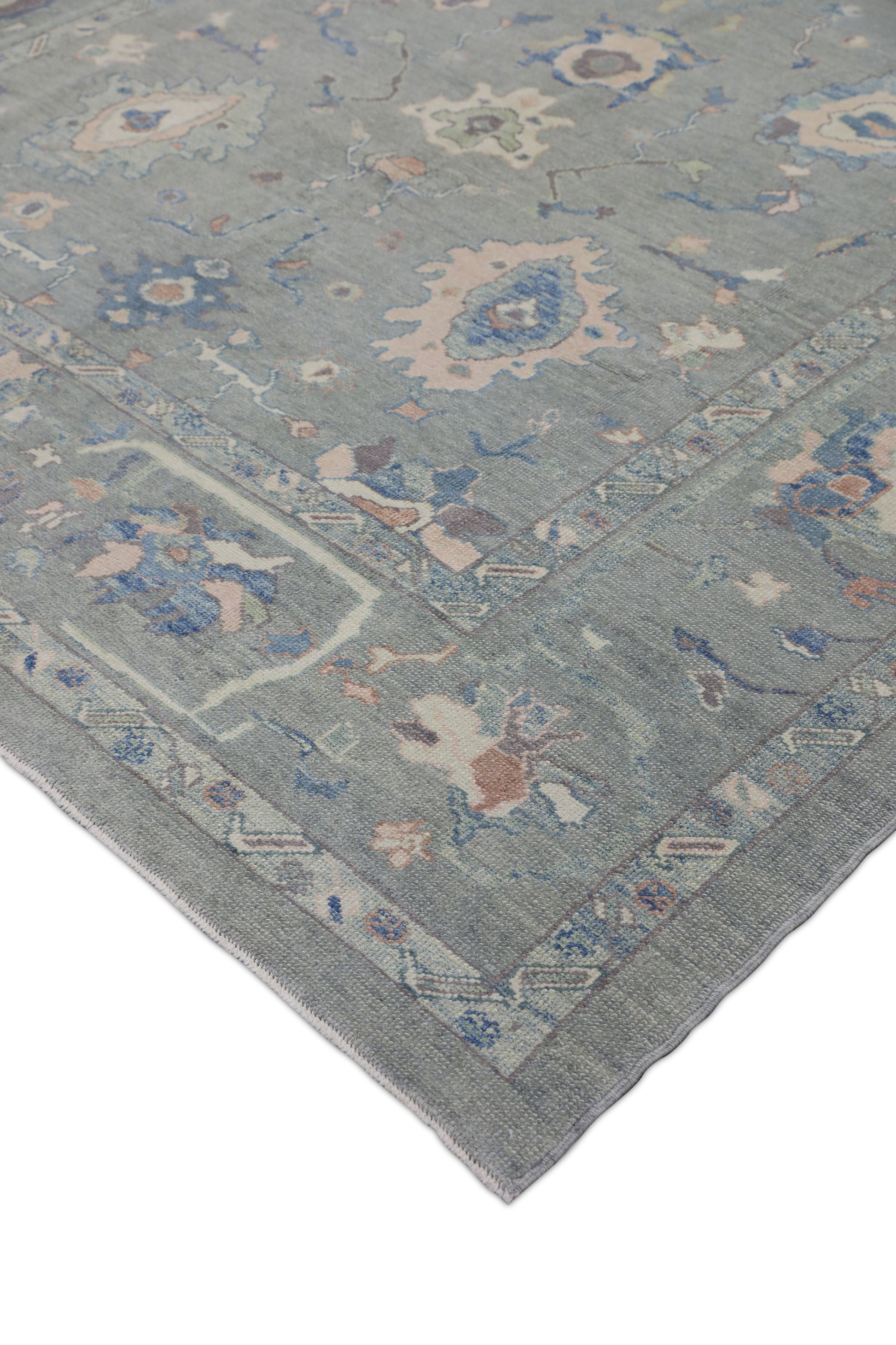 Turkish Oushak Rug 9' x 12'6" #3176