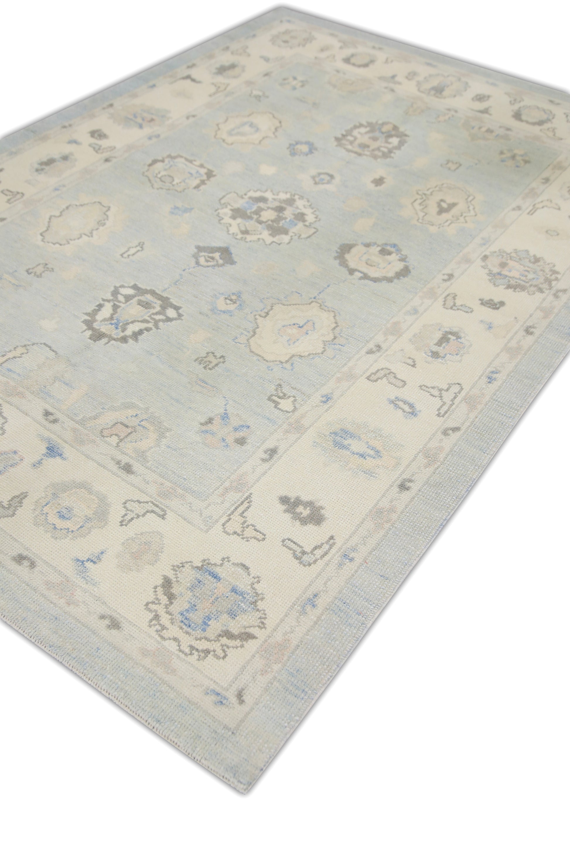 Turkish Oushak Rug 6'1" x 8'10" #7449