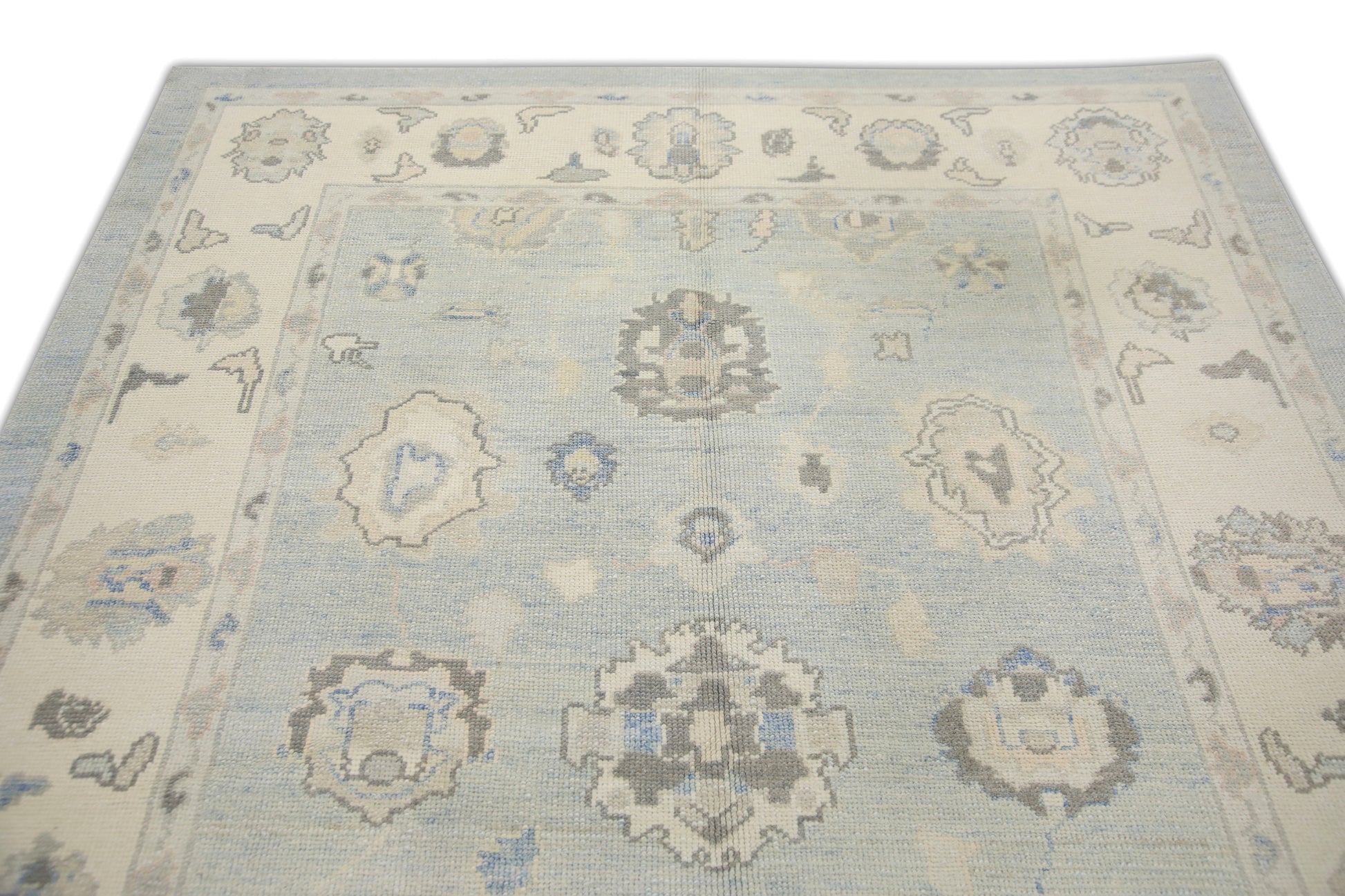 Turkish Oushak Rug 6'1" x 8'10" #7449