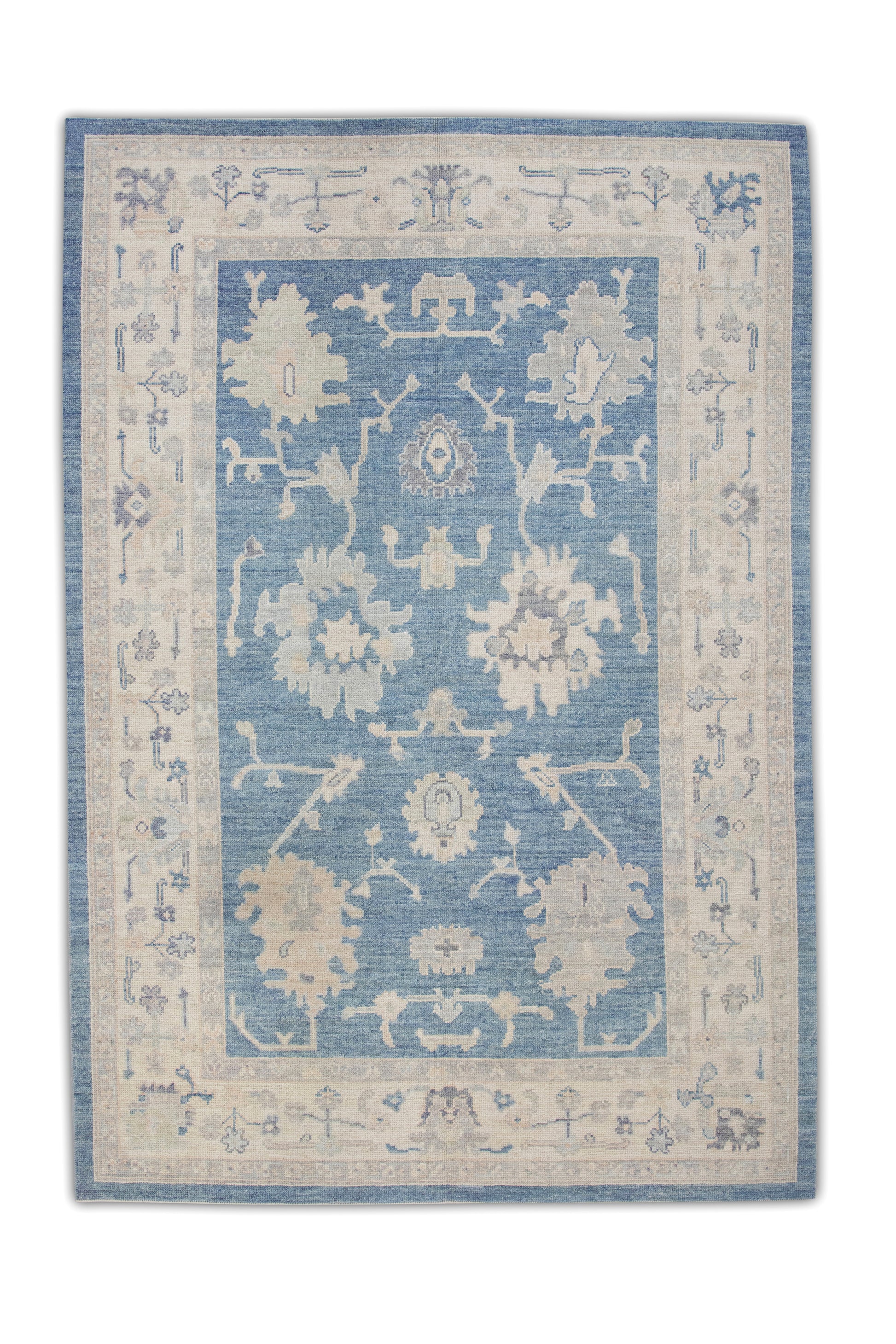 Turkish Oushak Rug 6'2" x 9'4" #6880
