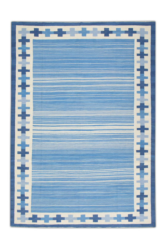 #4736 Oriental Flat Weave Turkish Kilim 8'9" x 12'4"