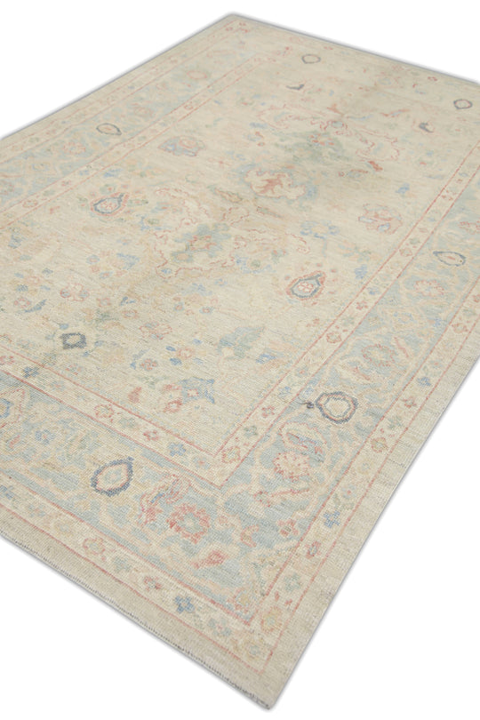 #7109 Turkish Oushak 5'11" x 9'1"