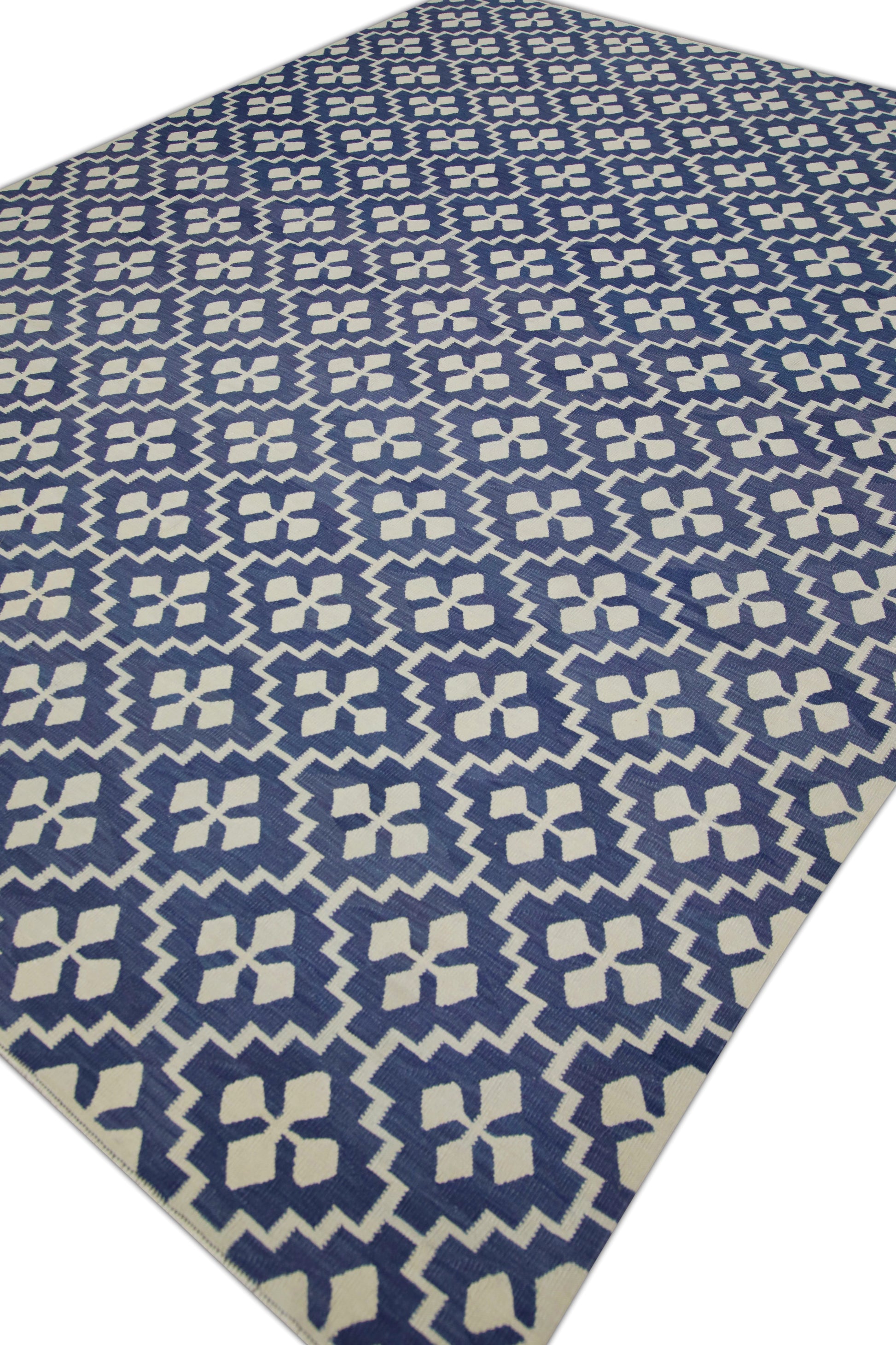 Oriental Flatweave Turkish Kilim 9'5" x 12'3" #4733