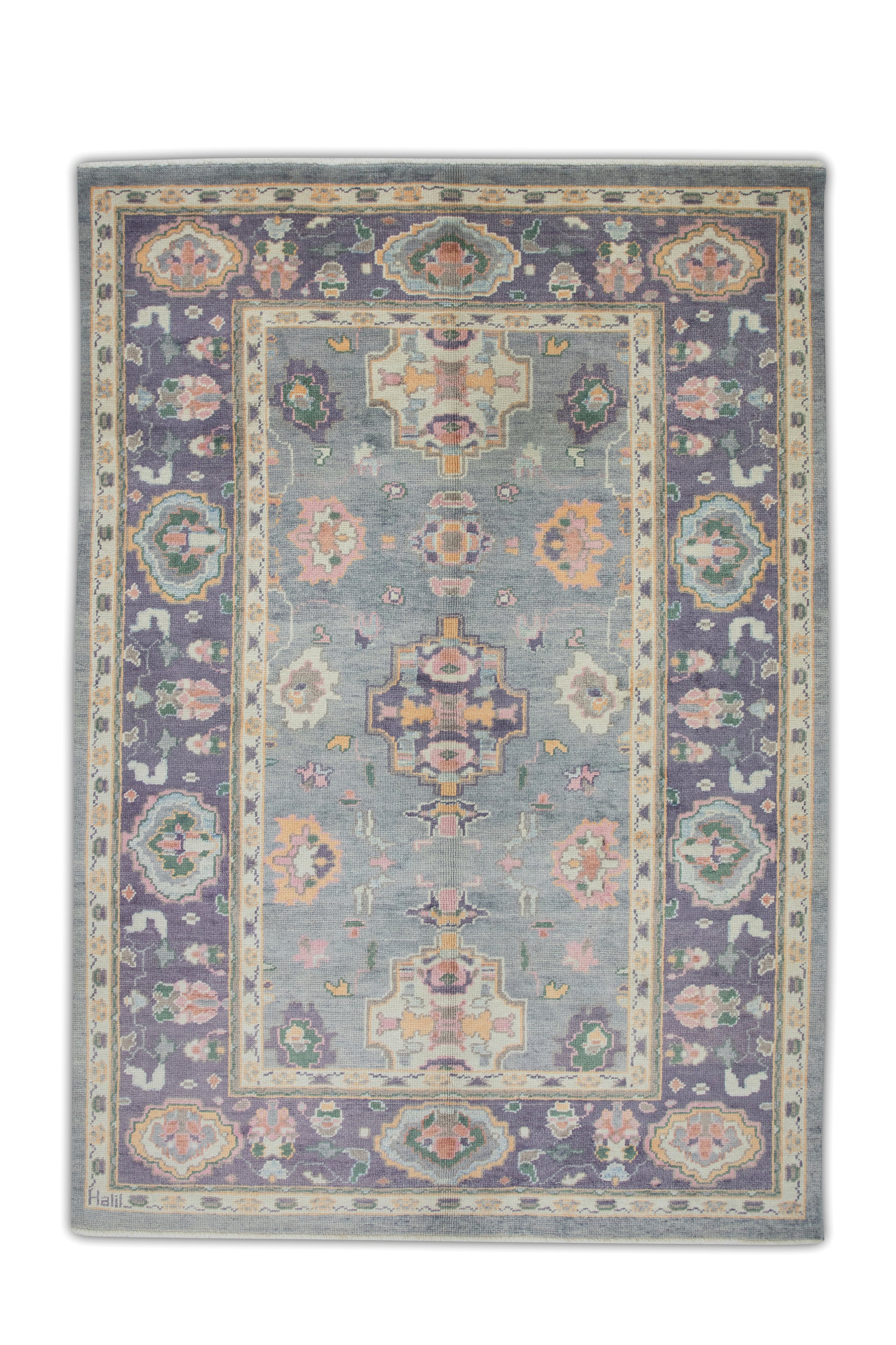 Turkish Oushak Rug 6'4" x 9'2" #2039