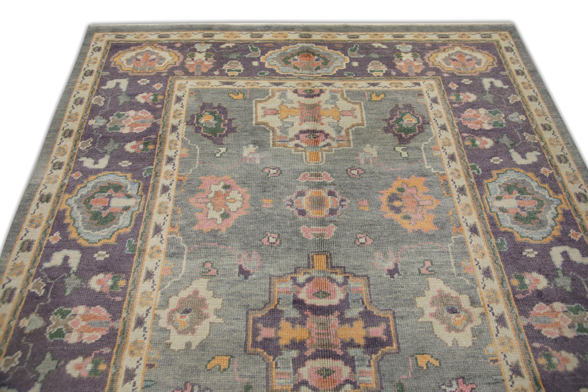 Turkish Oushak Rug 6'4" x 9'2" #2039