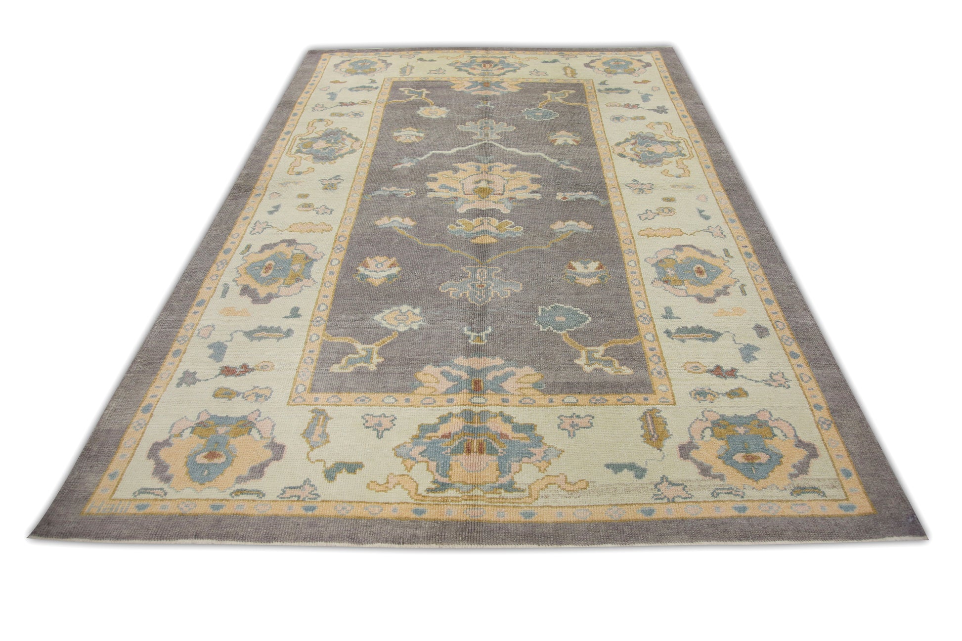 Turkish Oushak Rug 6'4" x 9'3" #2040