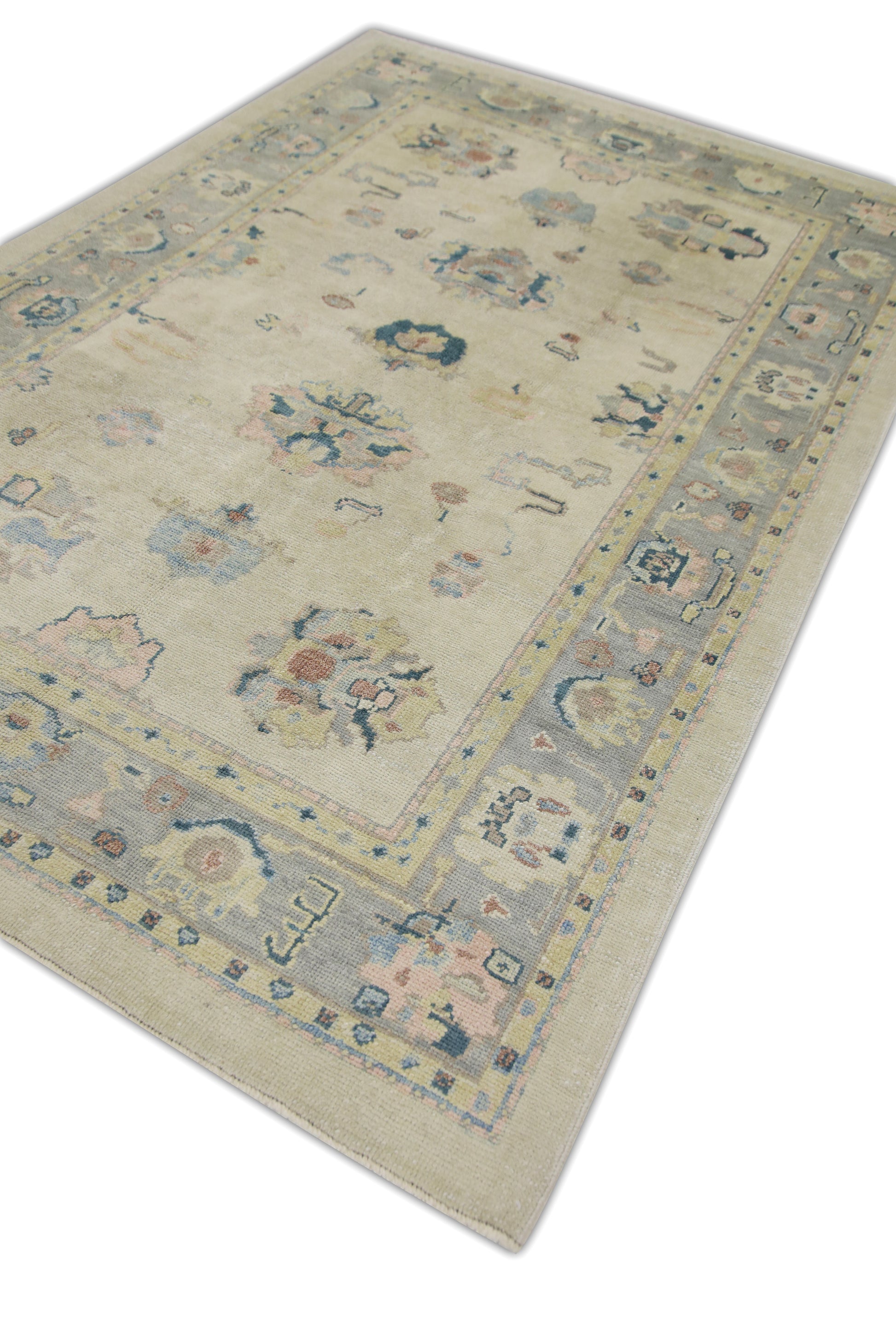 Turkish Oushak Rug 6'1" x 9'1" #1024