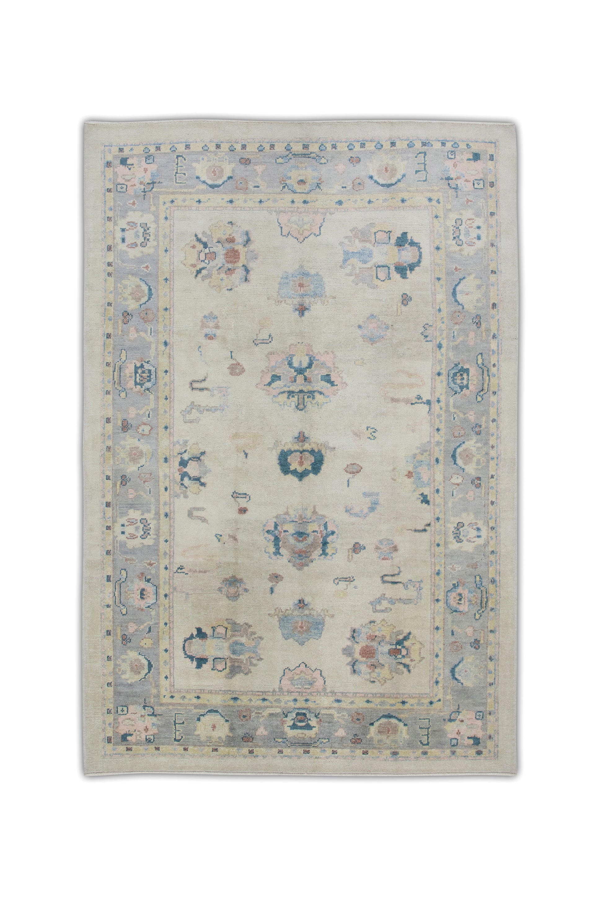Turkish Oushak Rug 6'1" x 9'1" #1024