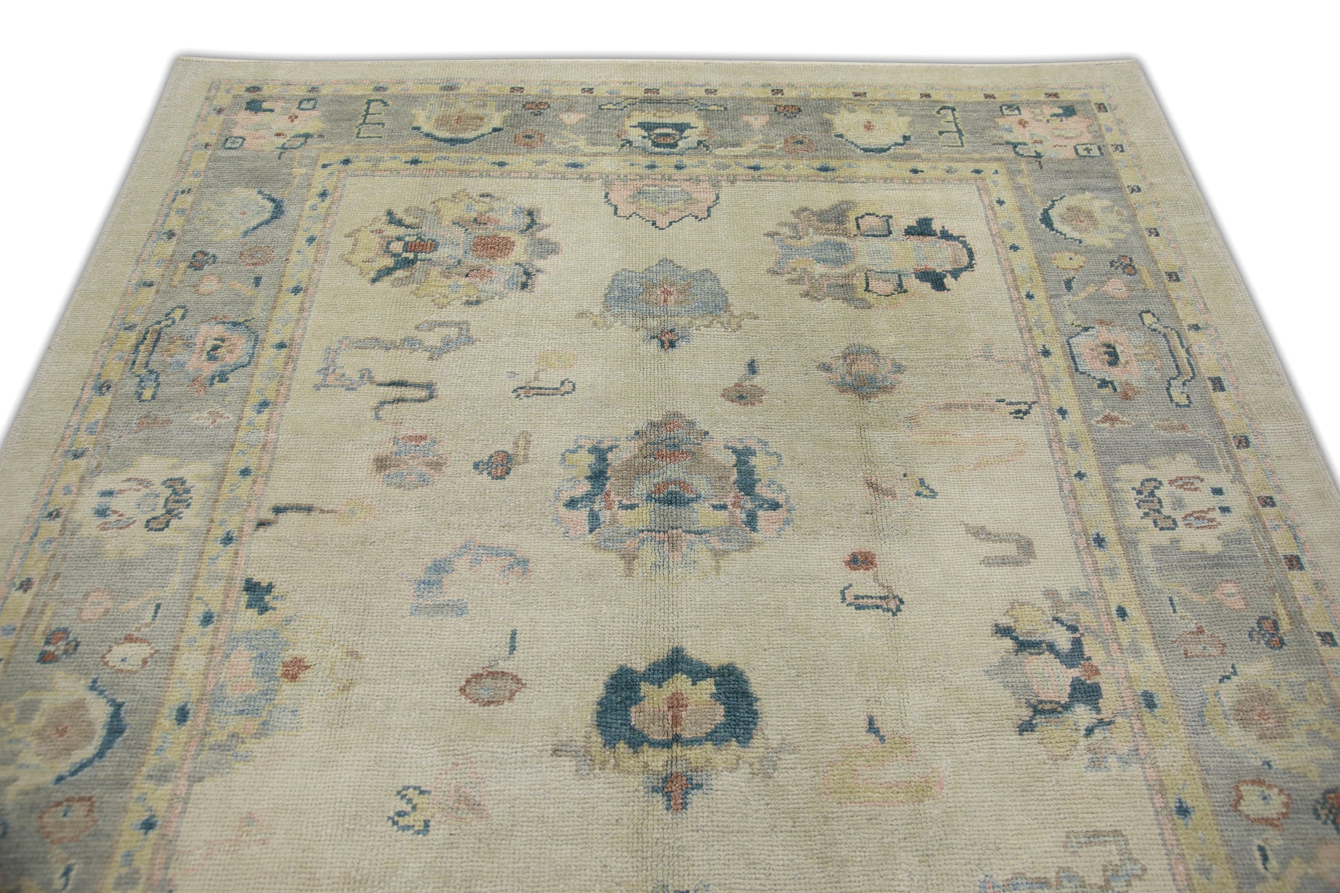 Turkish Oushak Rug 6'1" x 9'1" #1024