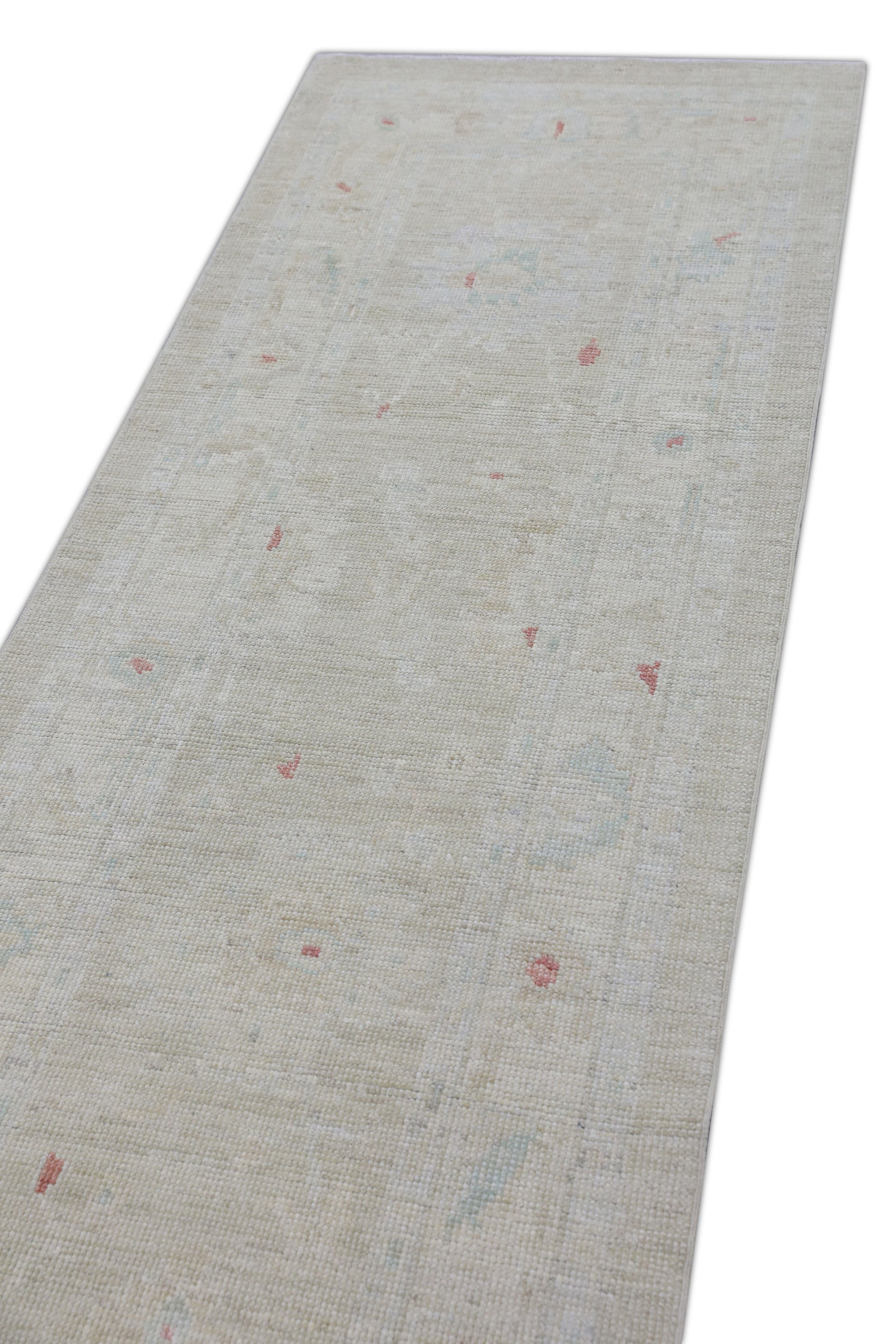 Turkish Oushak Rug 2'7" x 10' #2816
