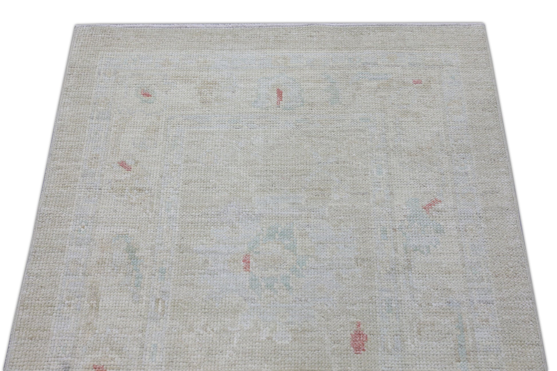 Turkish Oushak Rug 2'7" x 10' #2816
