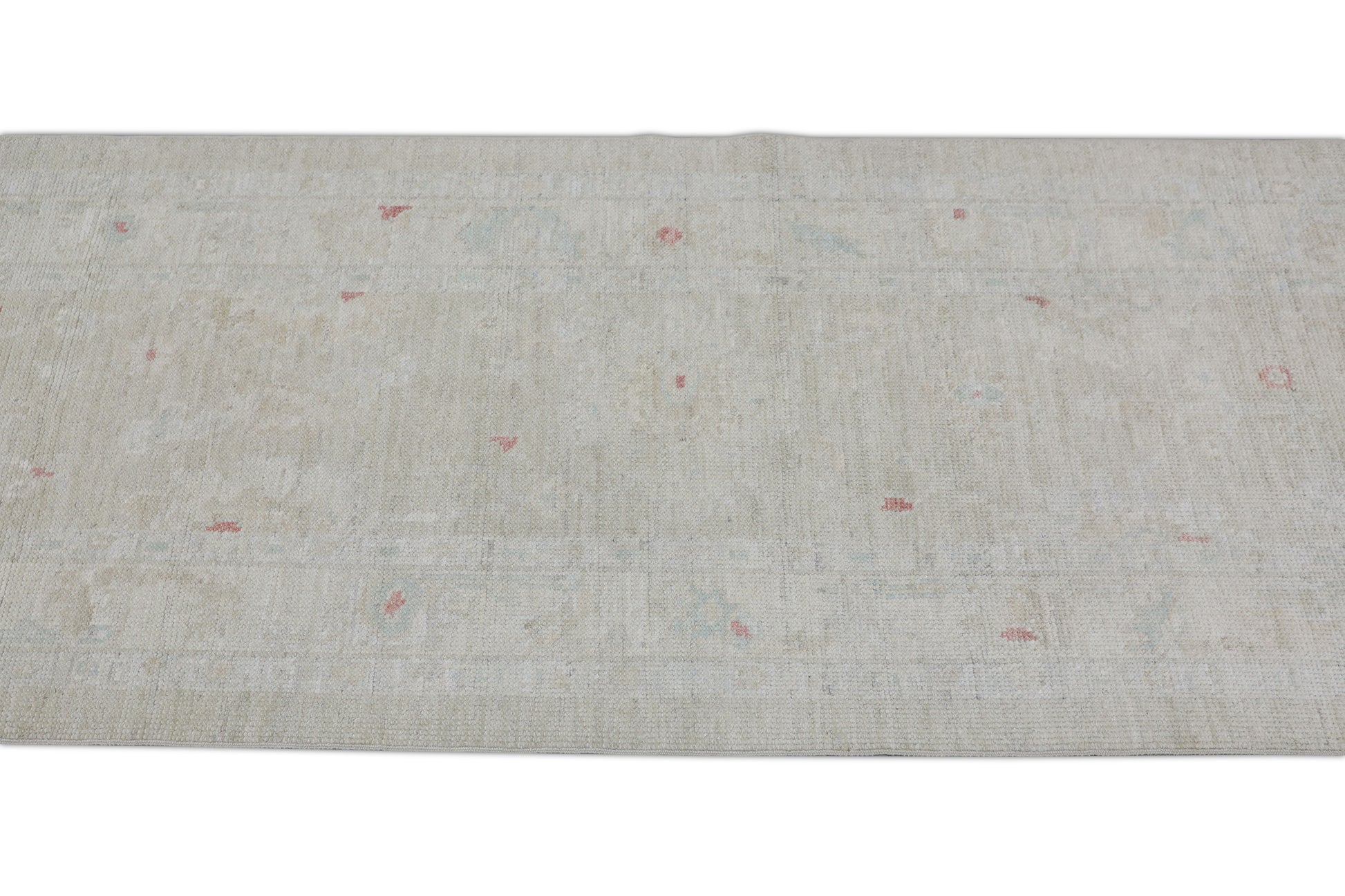 Turkish Oushak Rug 2'7" x 10' #2816