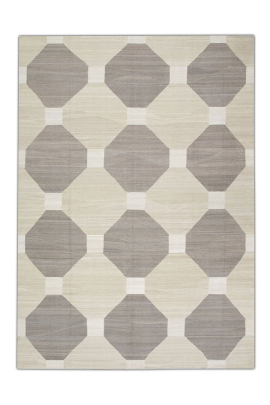 #01 Oriental Flat Weave Turkish Kilim 8'10" x 12'4"