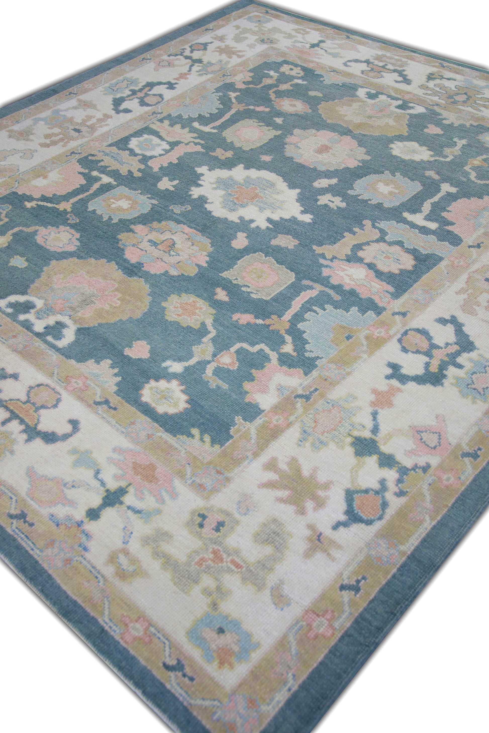 Turkish Oushak Rug 8'7" x 9'10" #5553